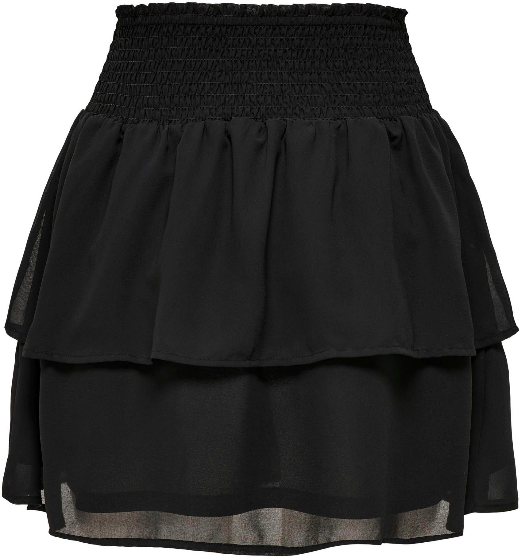 Only Minirok ONLANN STAR LAYERED SMOCK SKIRT