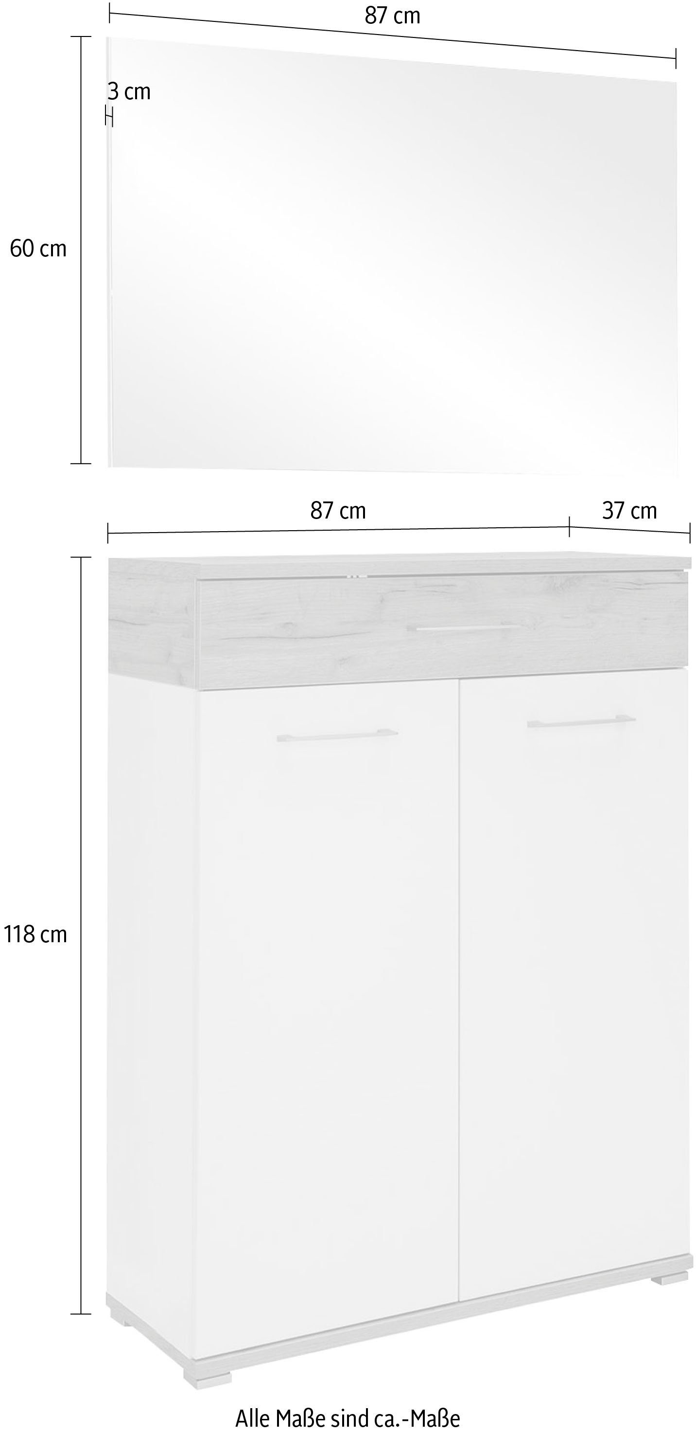 GERMANIA Halmeubelset GW-Topix Deuren met soft-close-functie (set, 2-delig)