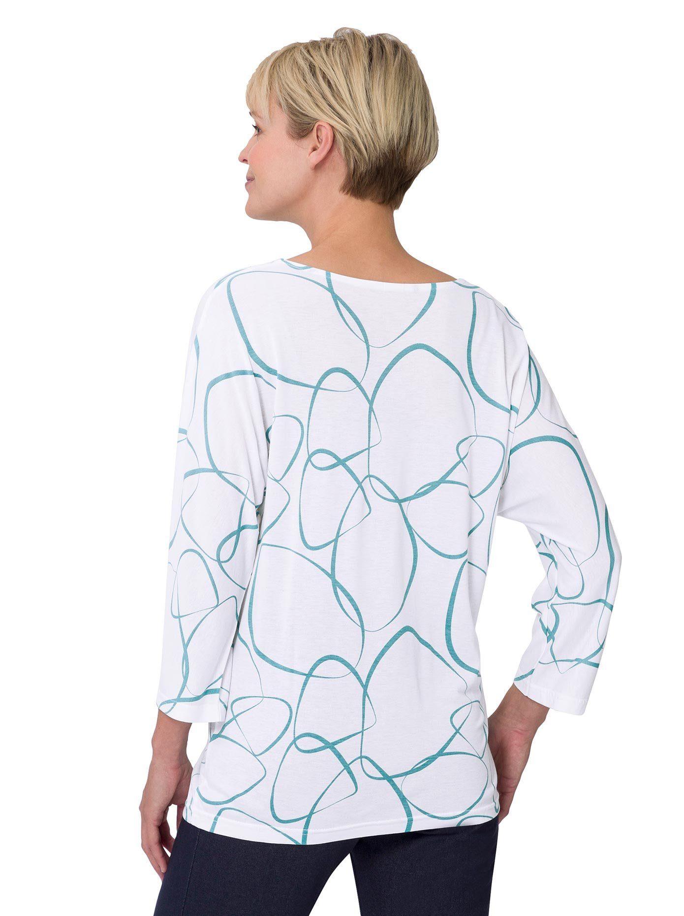 Shirt met ronde hals Vrijetijdsshirt (1-delig)