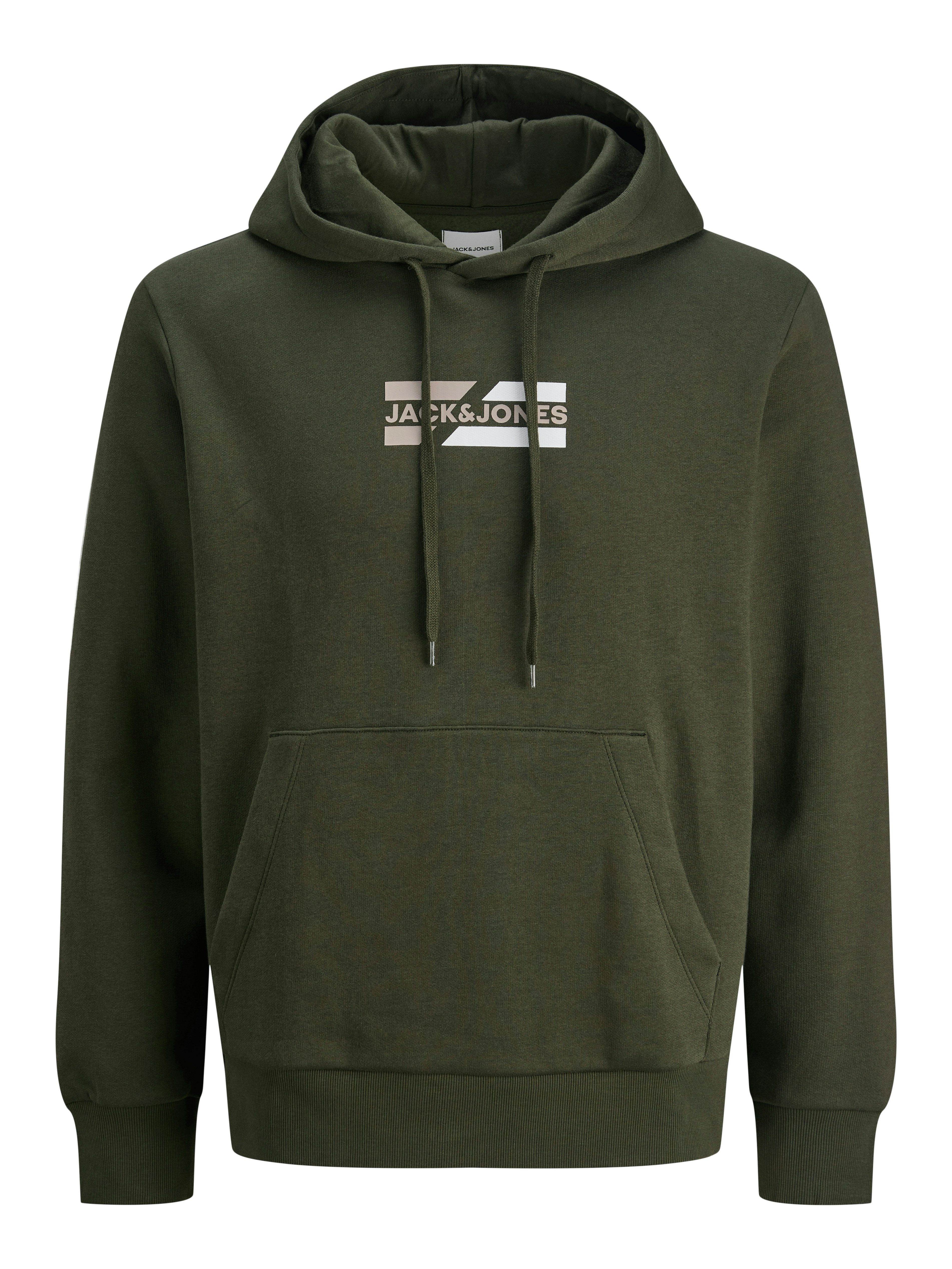 Jack & Jones Hoodie JJECORP GRAPHIC SWEAT HOOD NOOS