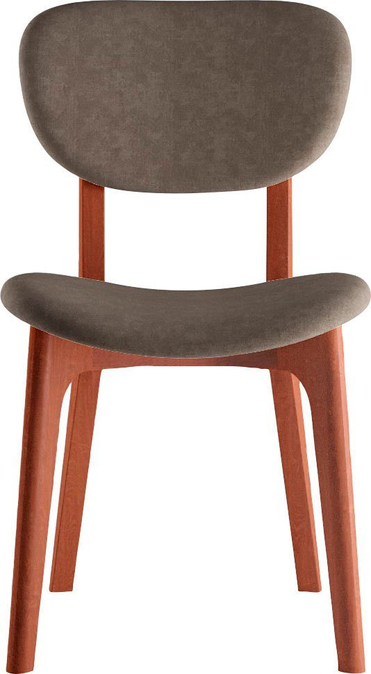 INOSIGN Stoel COZY Made in Italy Frame in beuken, kersen- of notenhout, massief hout, designstoel (set, 2 stuks)