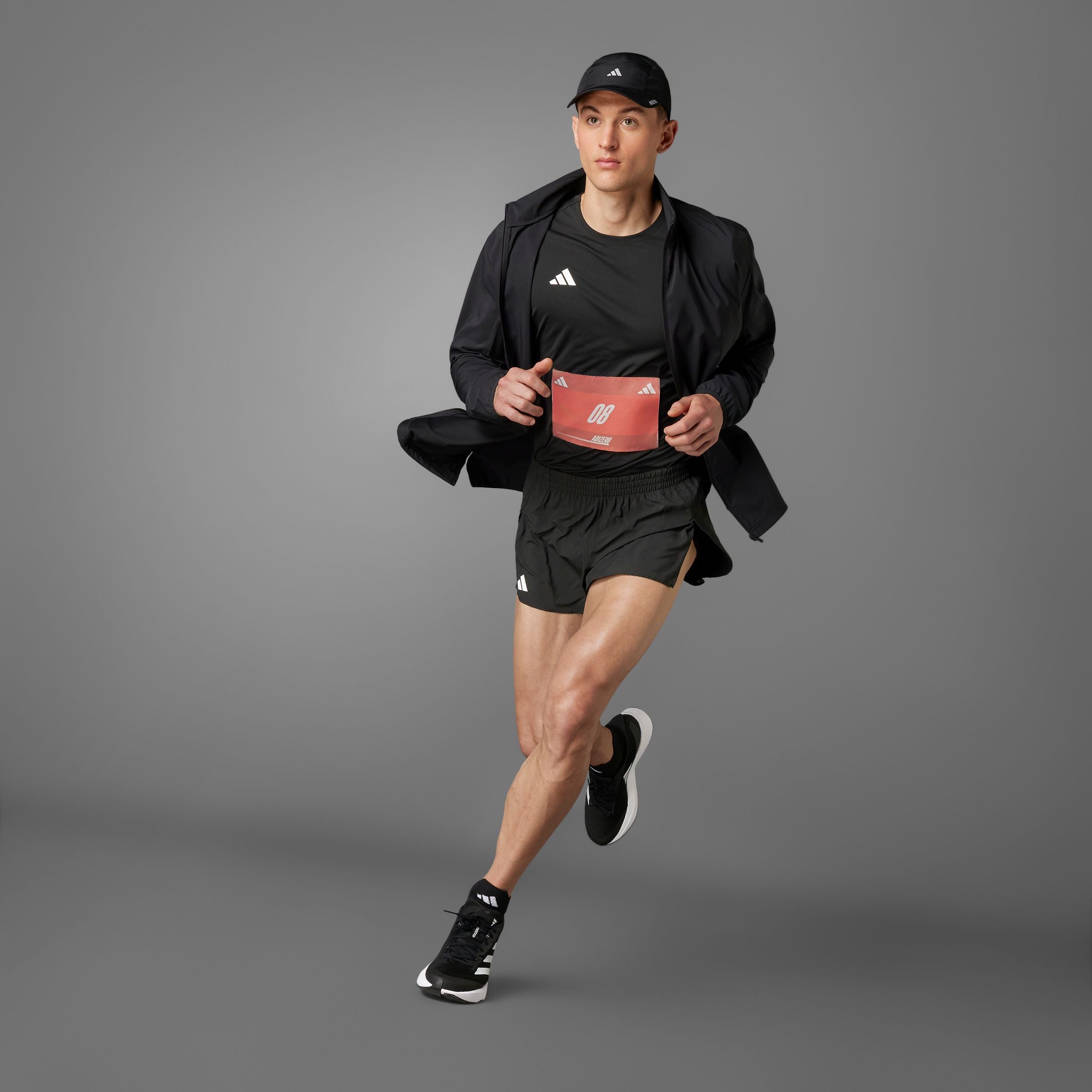 adidas Performance Runningshort ADIZERO E SPLIT (1-delig)