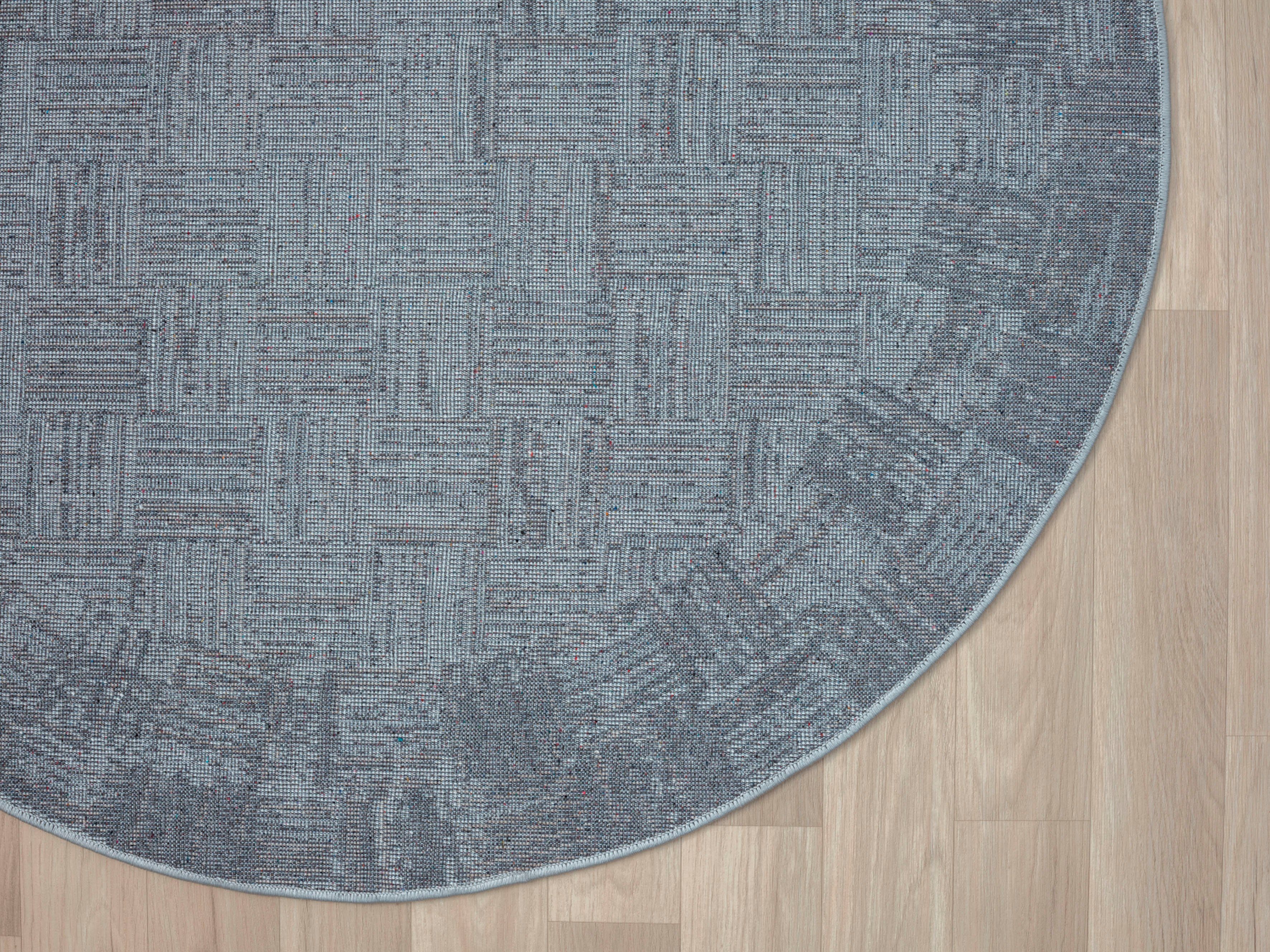 Myflair Möbel & Accessoires Vloerkleed My Mood Kortpolig Scandi-ontwerp met rand bijzonder zacht door microvezel