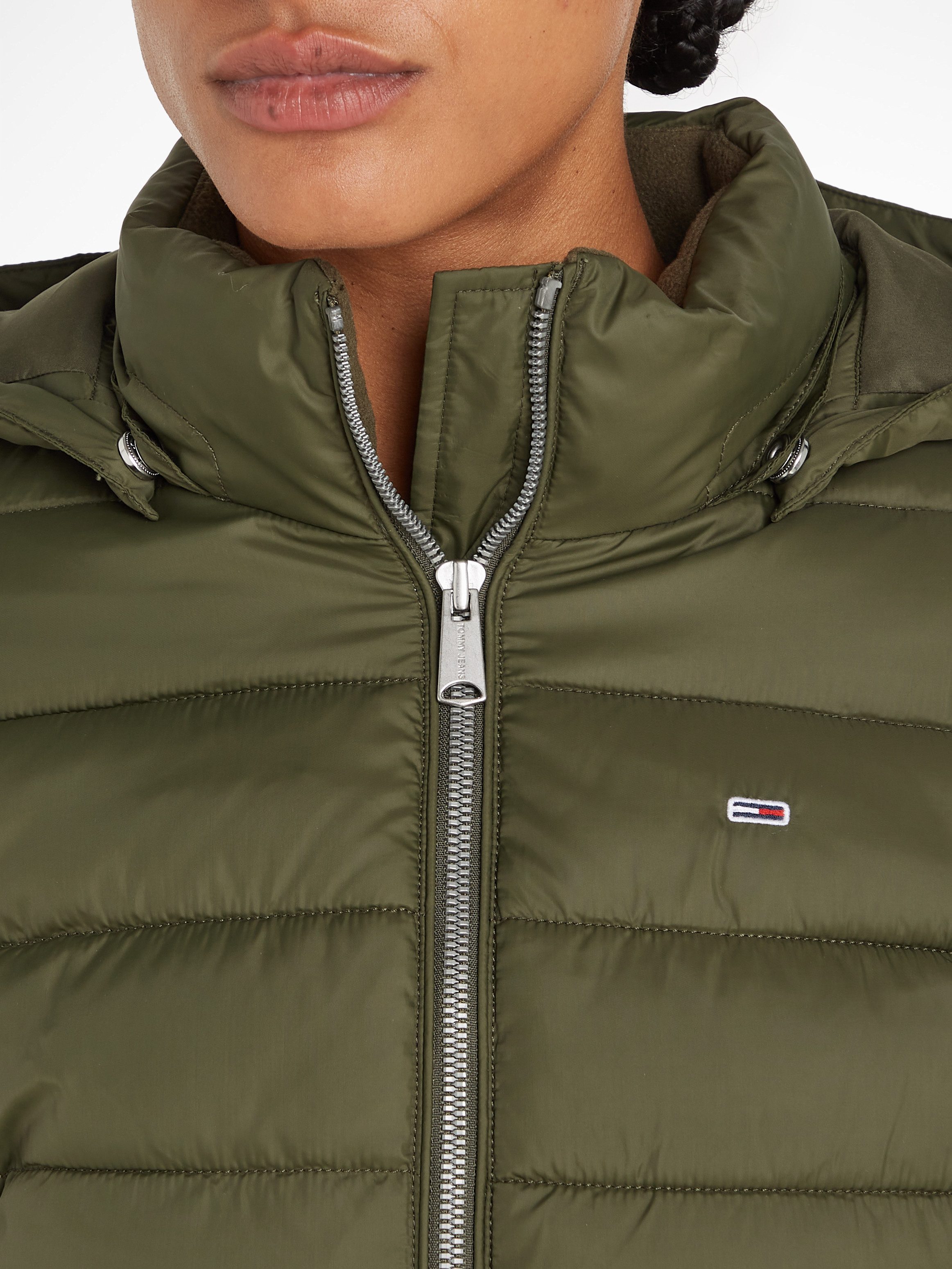 TOMMY JEANS Gewatteerde jas TJW BASIC HOODED JACKET