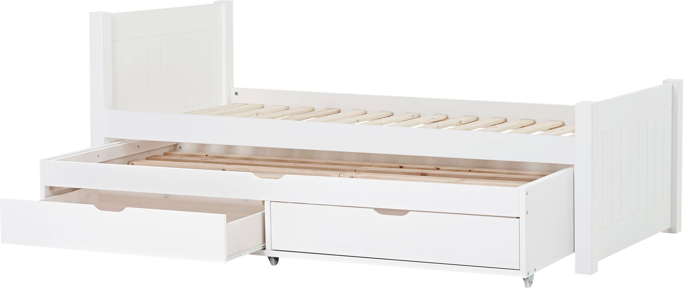Hoppekids Kinderledikant Deluxe 90x200 + uittrekbaar logeerbed