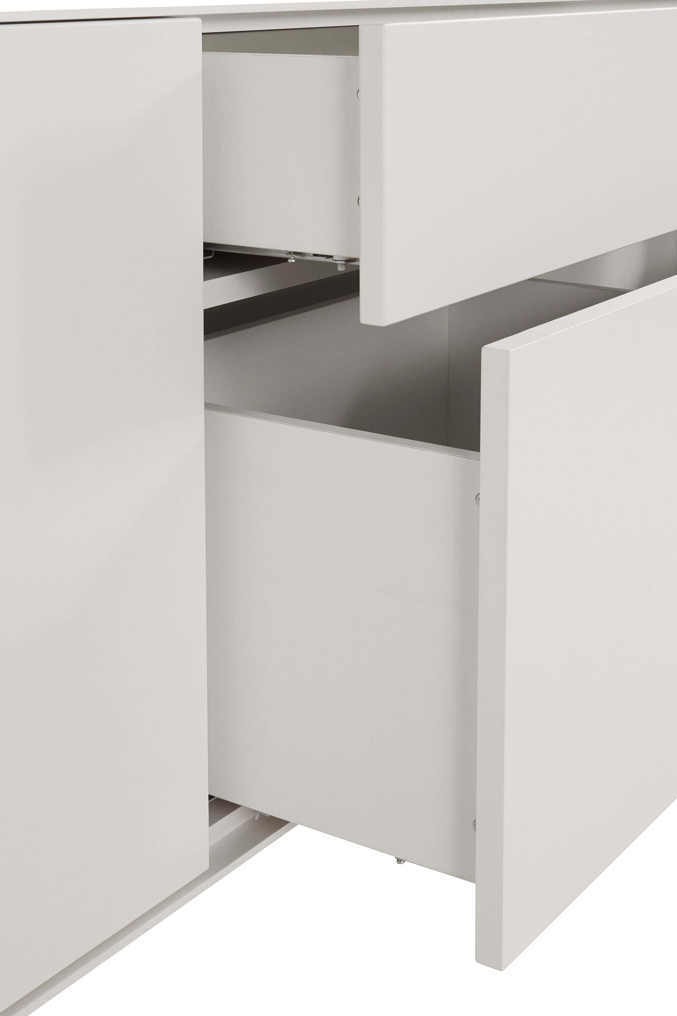 LeGer Home by Lena Gercke Tv-meubel Essentials Breedte: 279 cm, MDF gelakt, push-to-open-functie (2 stuks)