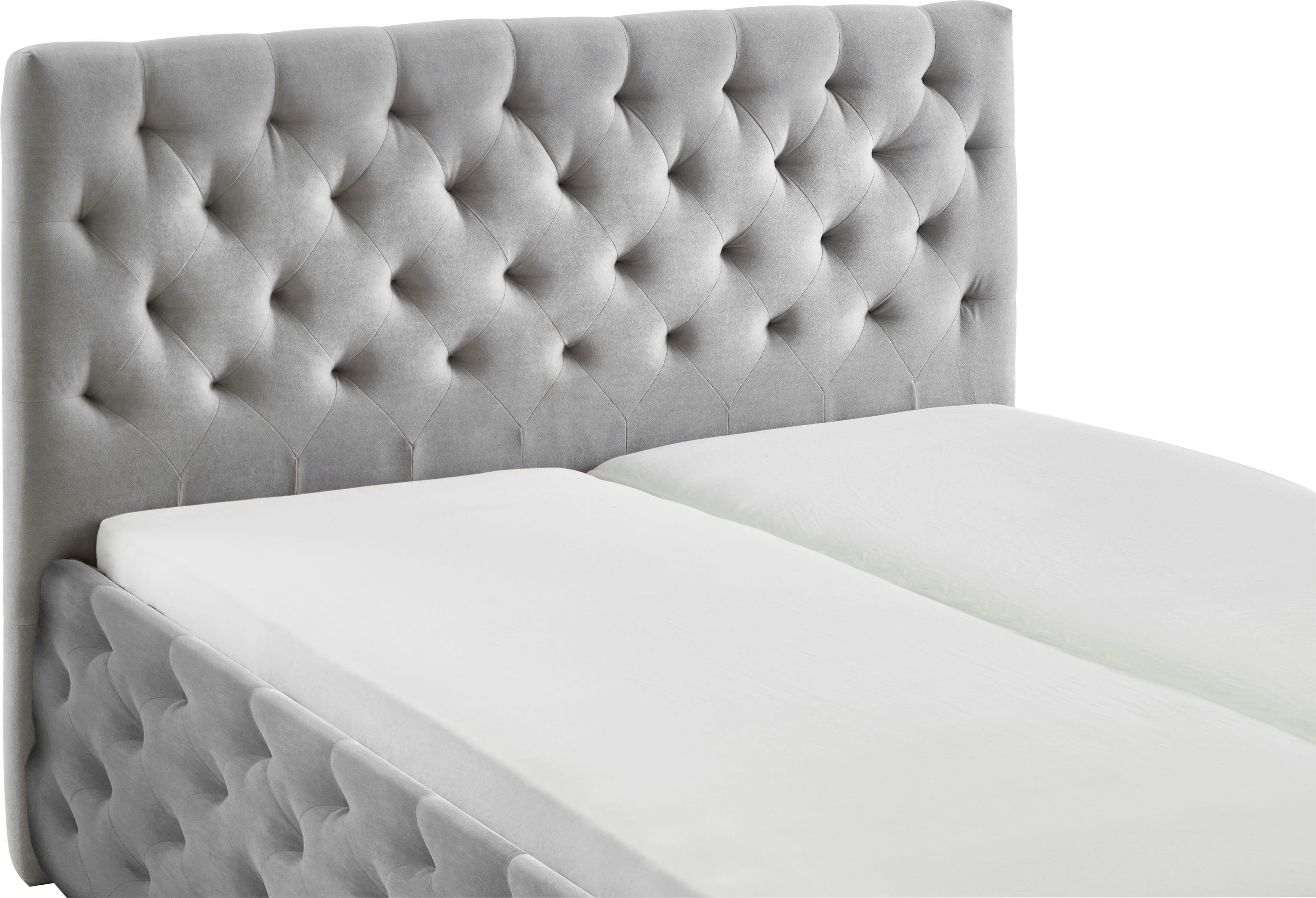 Relita Gestoffeerd bed in chesterfield-look, naar keuze ligoppervlak 140 cm of 180 cm breed