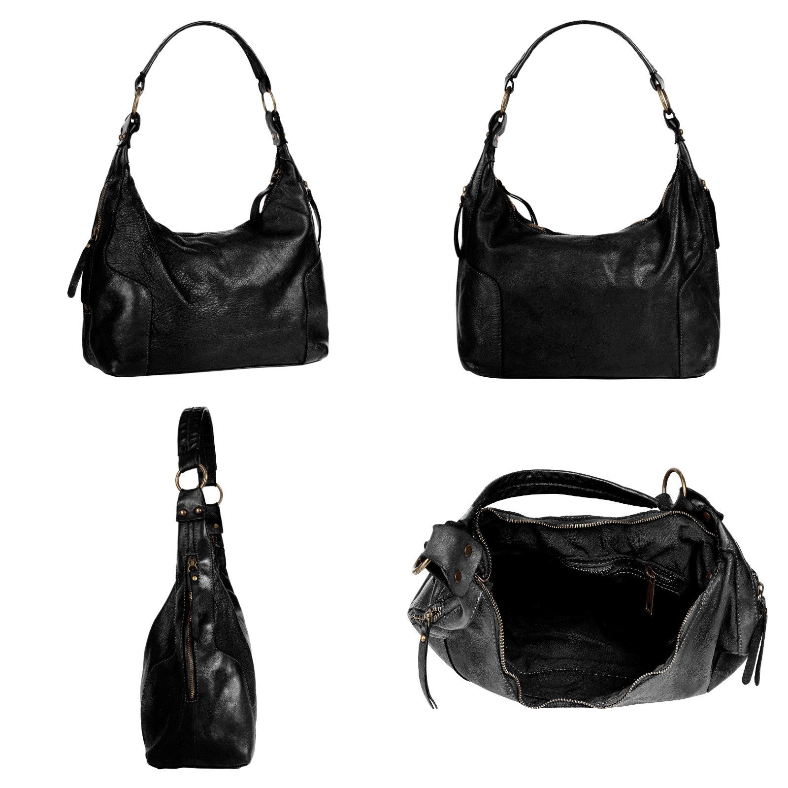 Samantha Look Shopper echt leer, made in italy