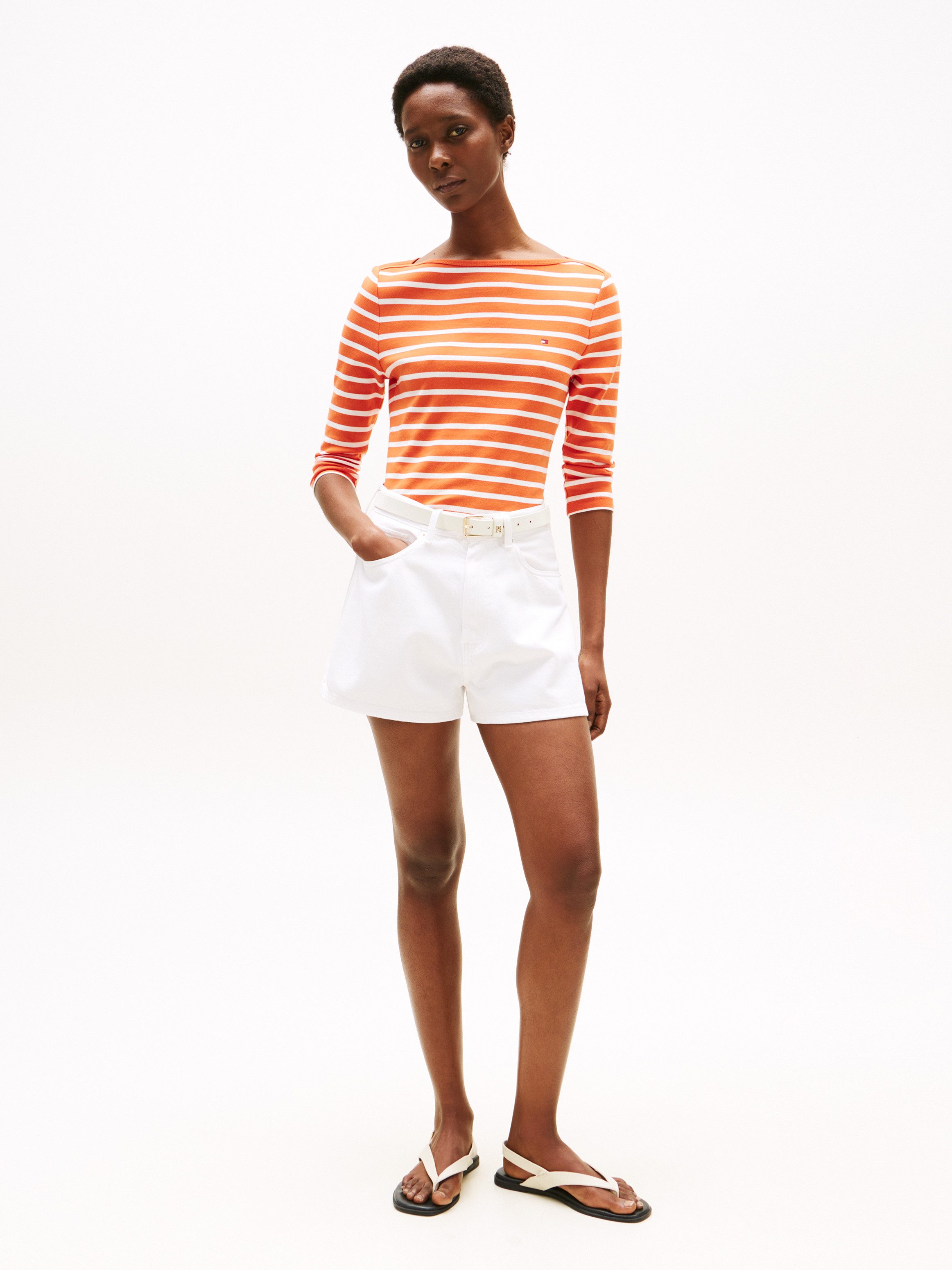 Tommy Hilfiger Shirt met 3/4 mouwen NEW CODY SLIM BOAT-NK 3/4SLV