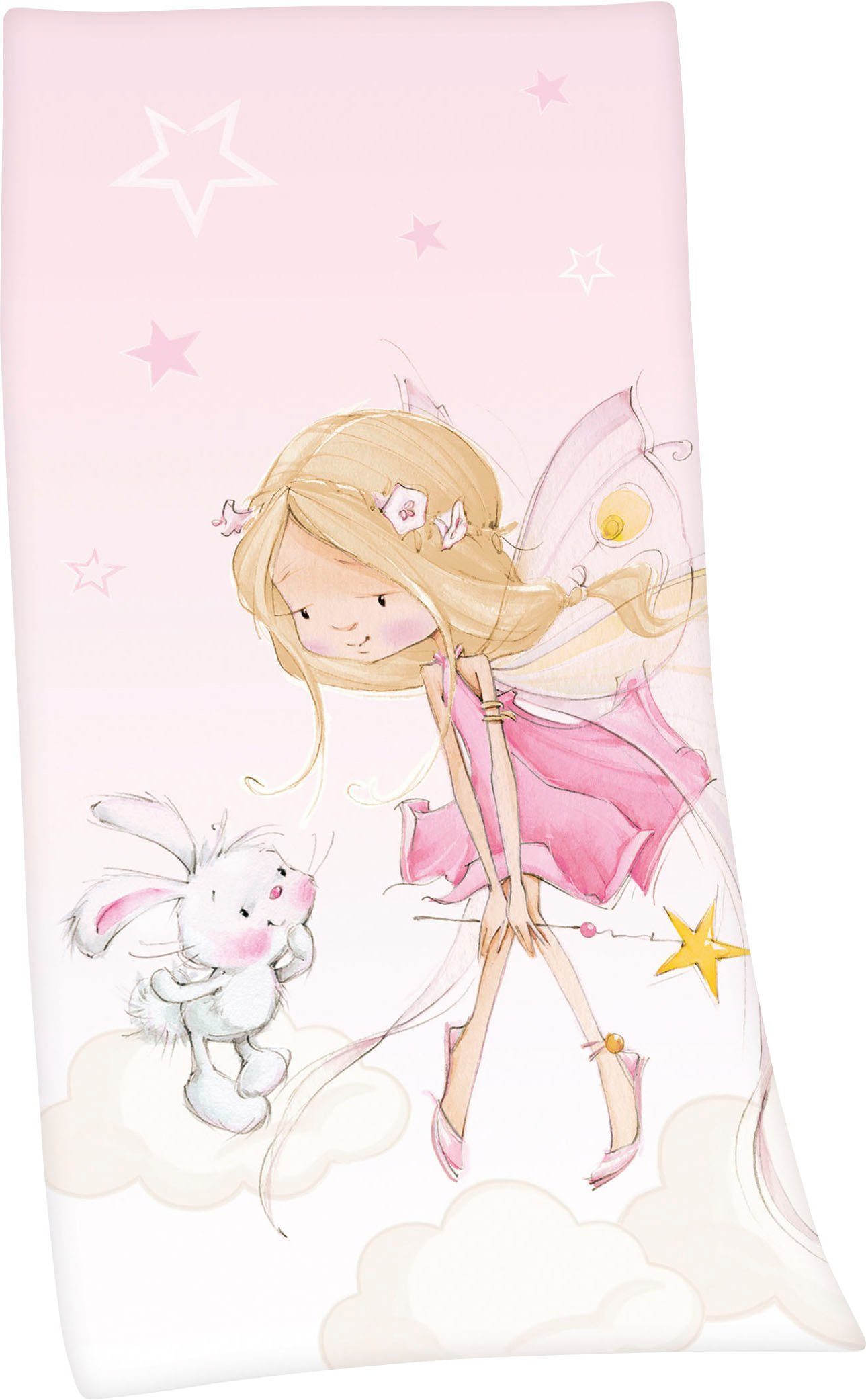 Young Collection Badlaken Little Fairy gedrukt in hoge kleur (1 stuk)