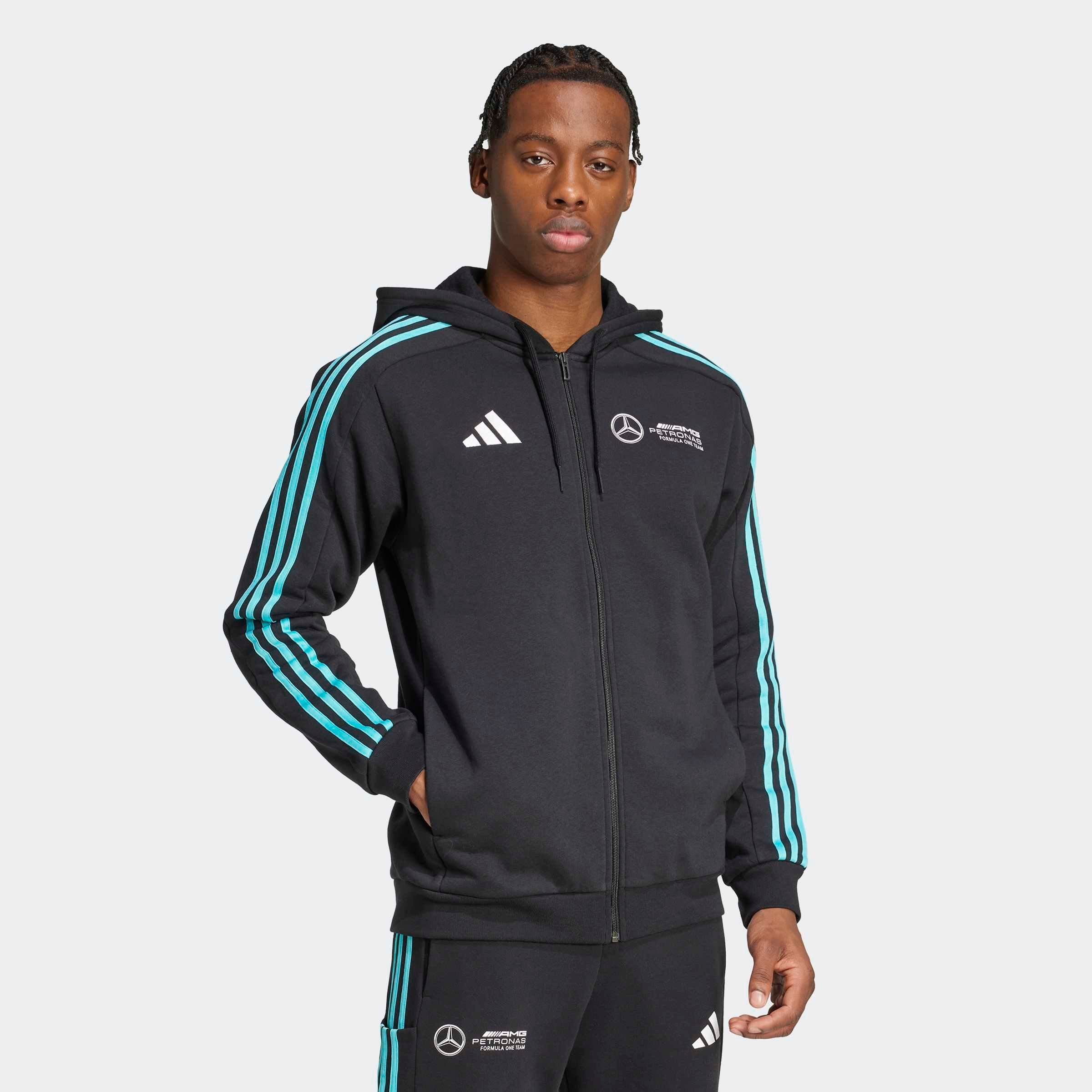 adidas Performance Hoodie MER DNA FZ HD M Mercedes AMG mannen motorsport