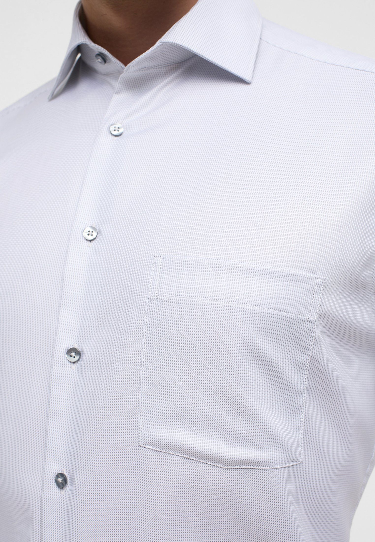 Eterna Overhemd met lange mouwen MODERN FIT NON IRON (strijkvrij)