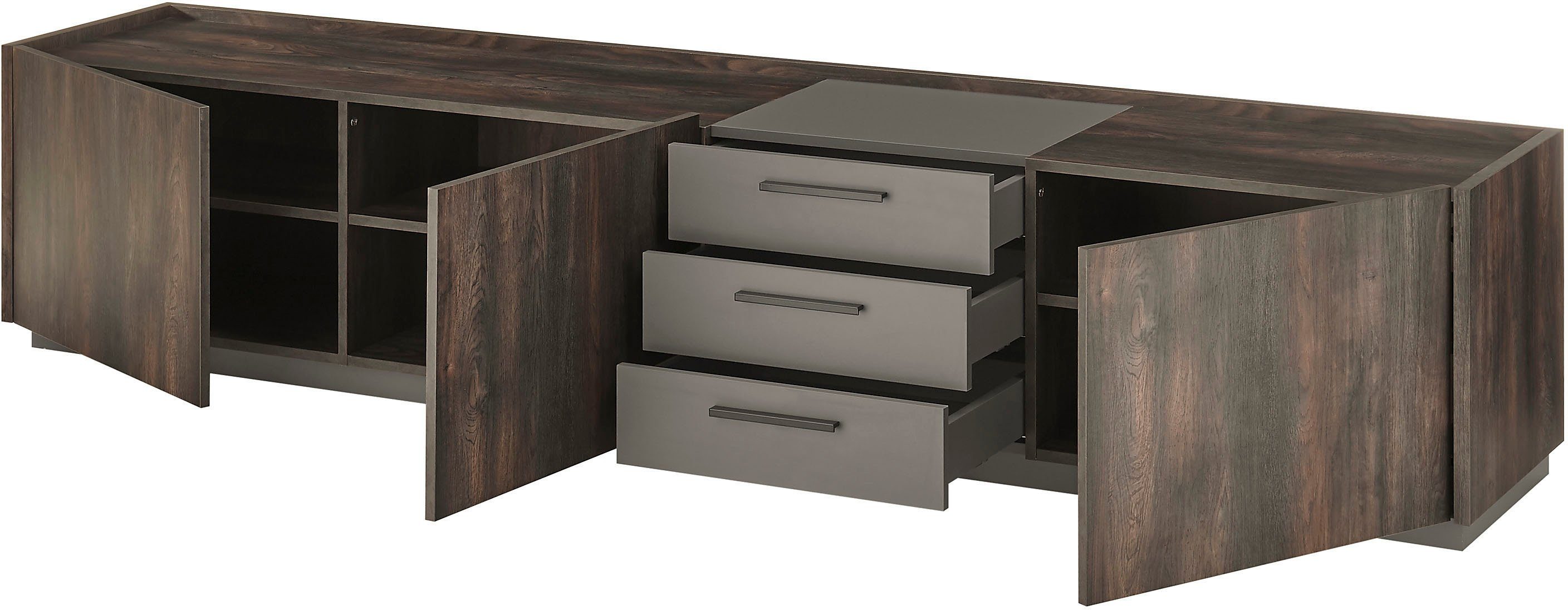 INOSIGN Tv-meubel Largo met soft-closefunctie, breedte ca. 240 cm