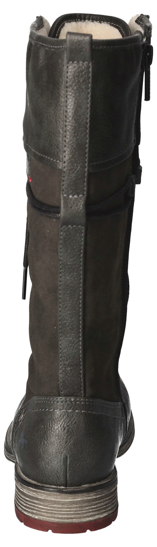 Mustang Shoes Winterlaarzen , blokhak, veterschoen, hoge laars, binnenrits