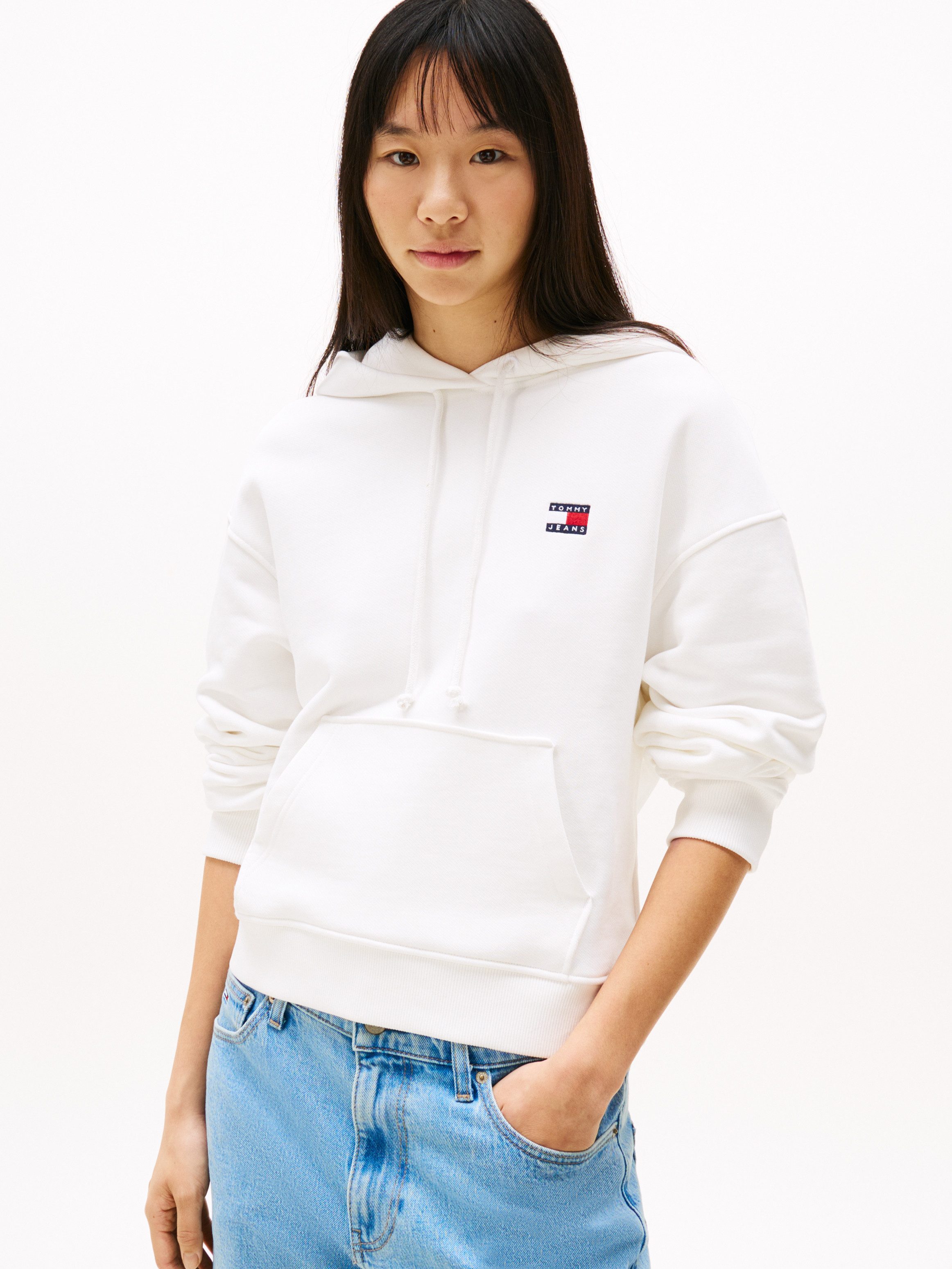 TOMMY JEANS Hoodie TJW BXY BADGE HOODIE EXT