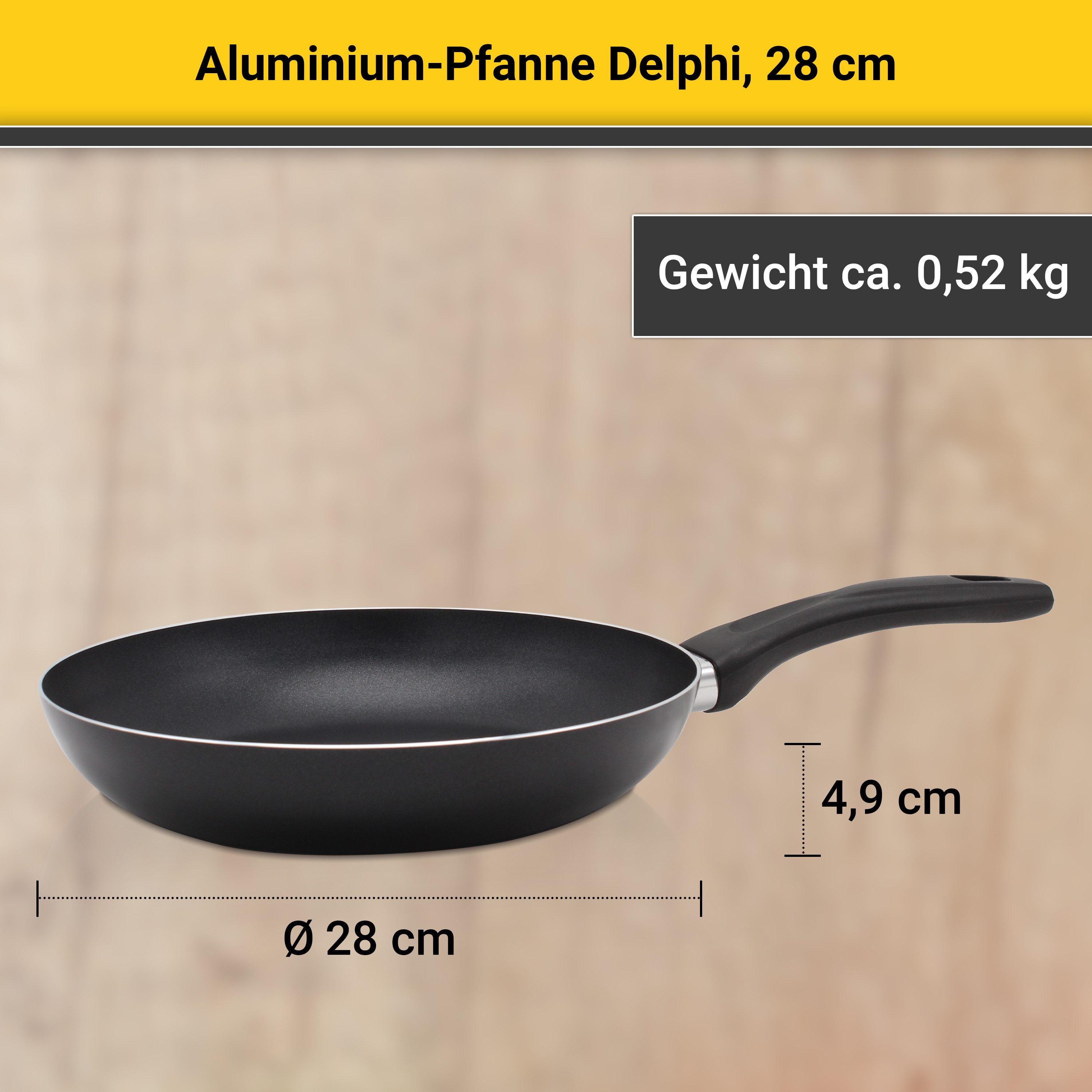 Krüger Koekenpan Delphi Inductie (1-delig)