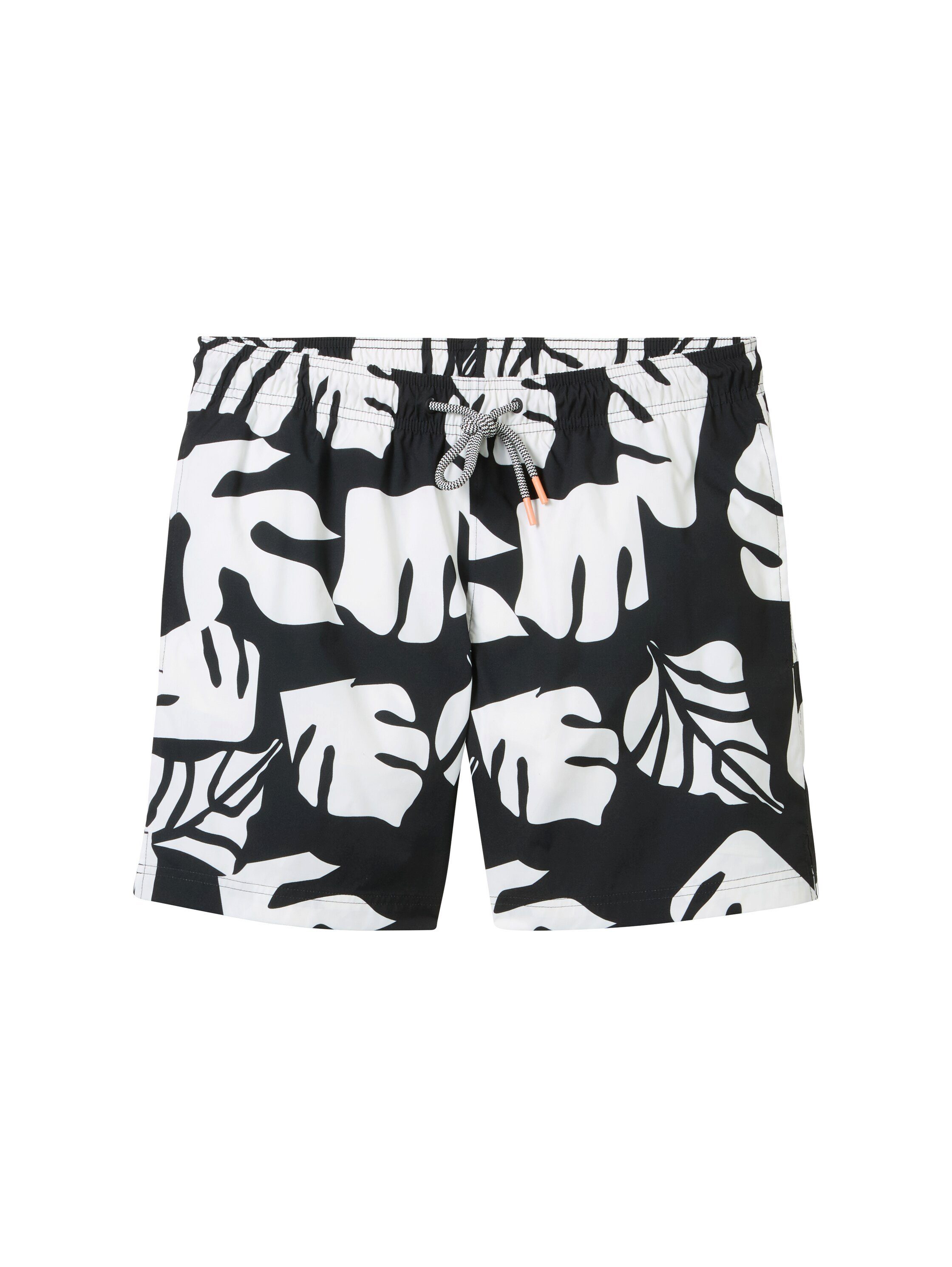 Tom Tailor Denim Zwemshort gepatroneerd met insteekzakken