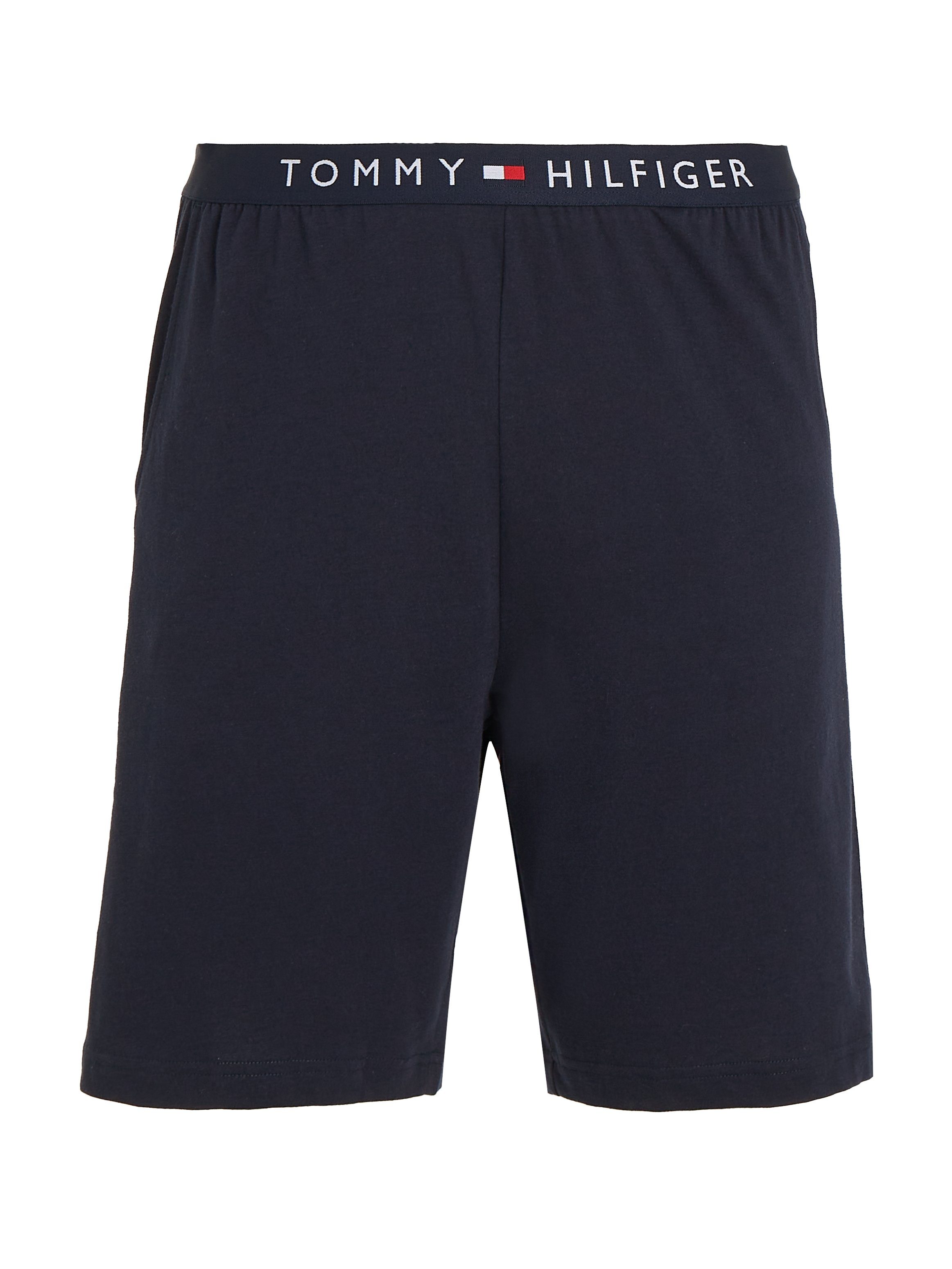 Tommy Hilfiger Underwear Pyjamashort Jersey short met tommy hilfiger logo-opschrift bij de band