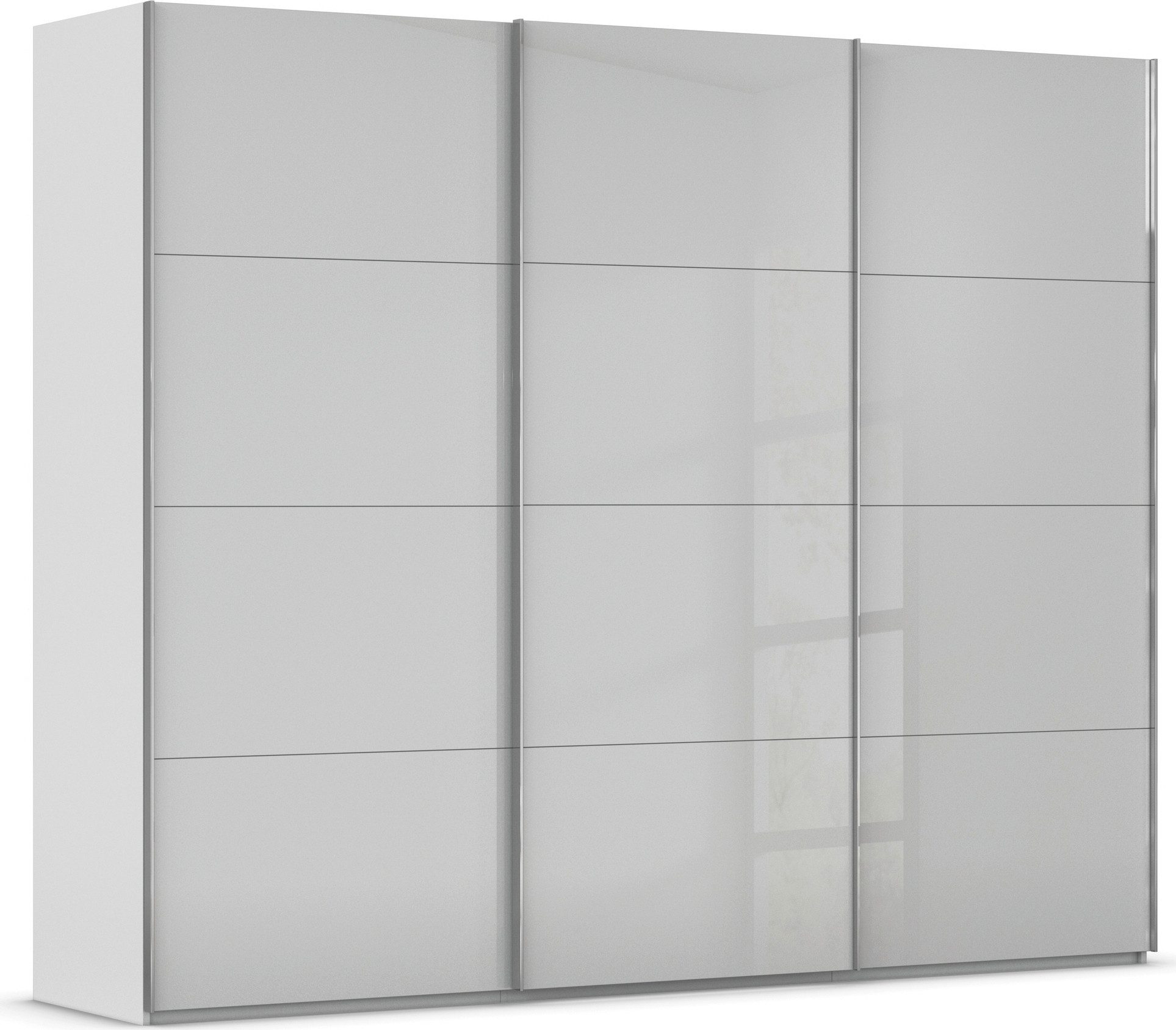 rauch Schuifdeurkast Kledingkast Kast Garderobe Slaapkamerkast SCALE-FYRA edel vierdelige deuren met glas-front veel kleuren made in germany
