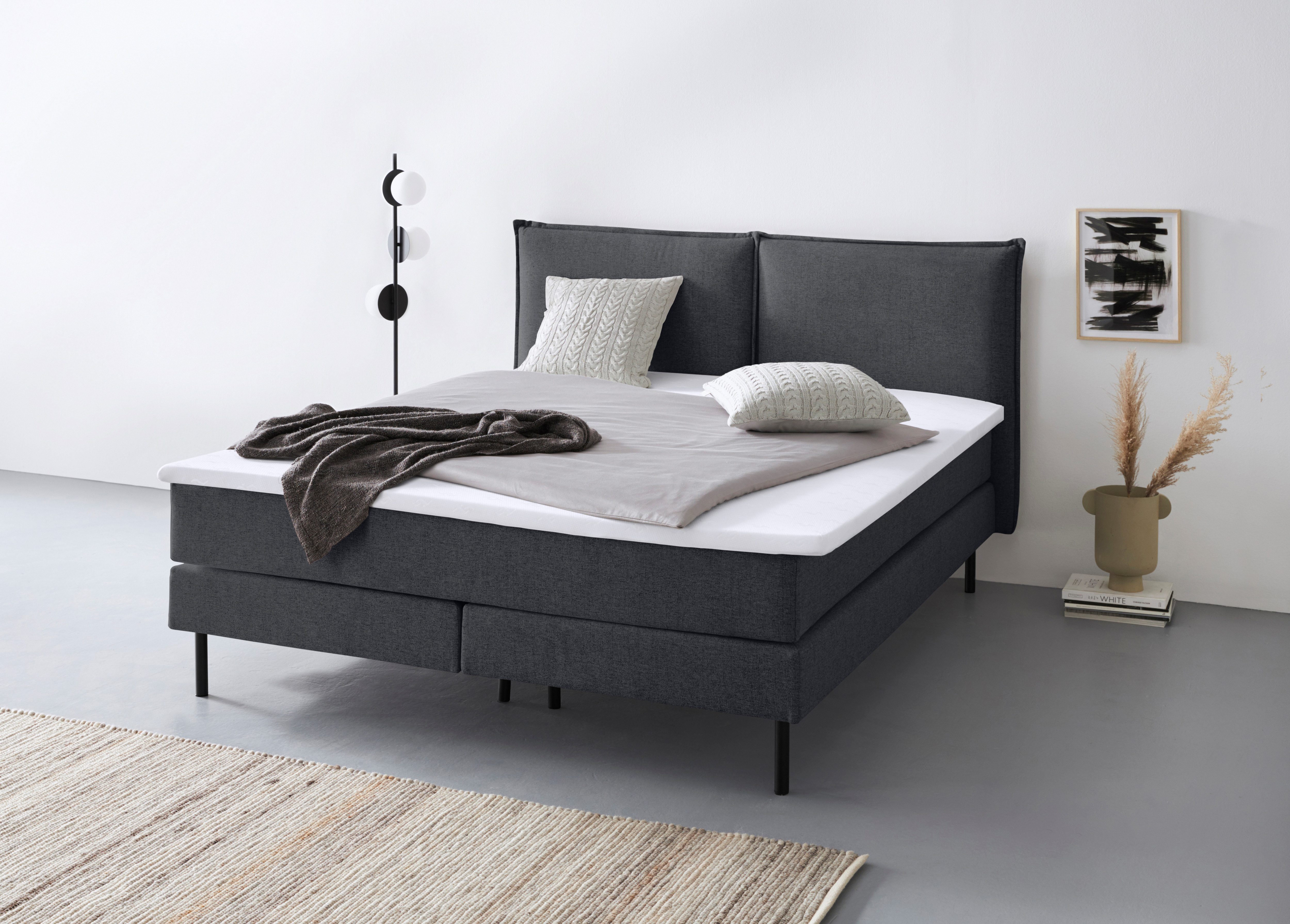 LeGer Home by Lena Gercke Gestoffeerd bed EDITH