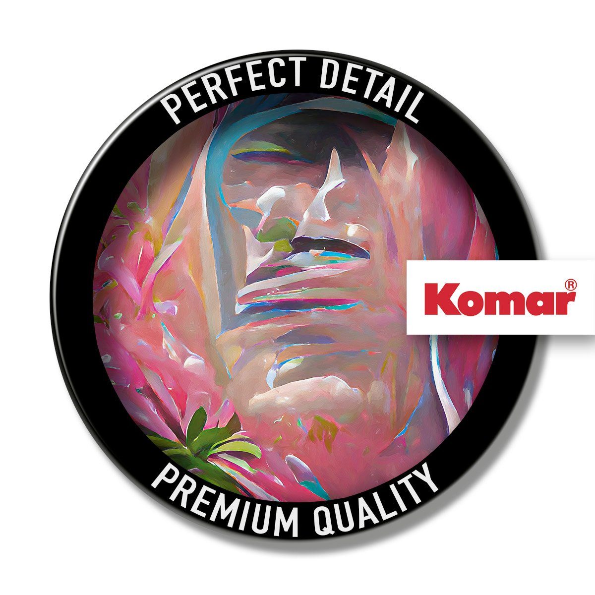 Komar Artprint op linnen Hawaiana - Afmeting 40 x 60 cm Canvasdoek met echt houten frame (1 stuk)