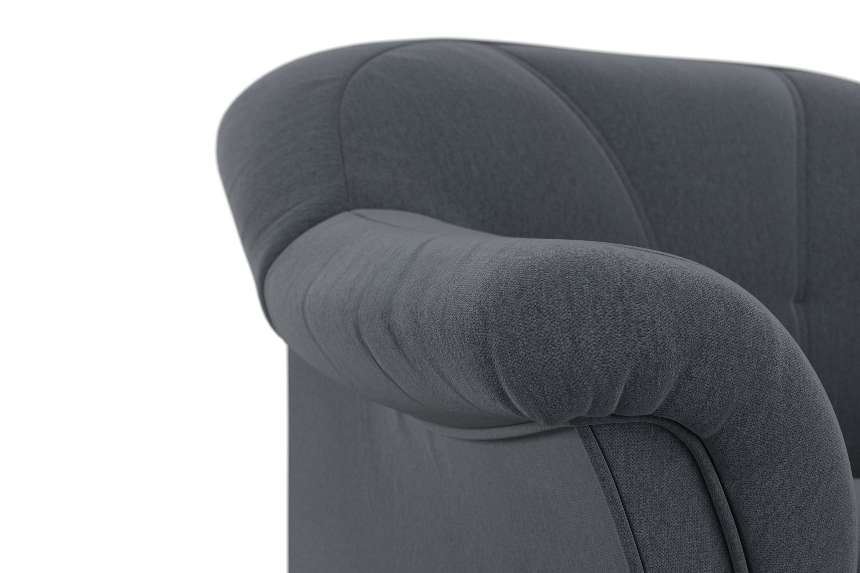 DOMO collection Fauteuil Pegnitz tijdloos, elegante armleuningen, comfortabel