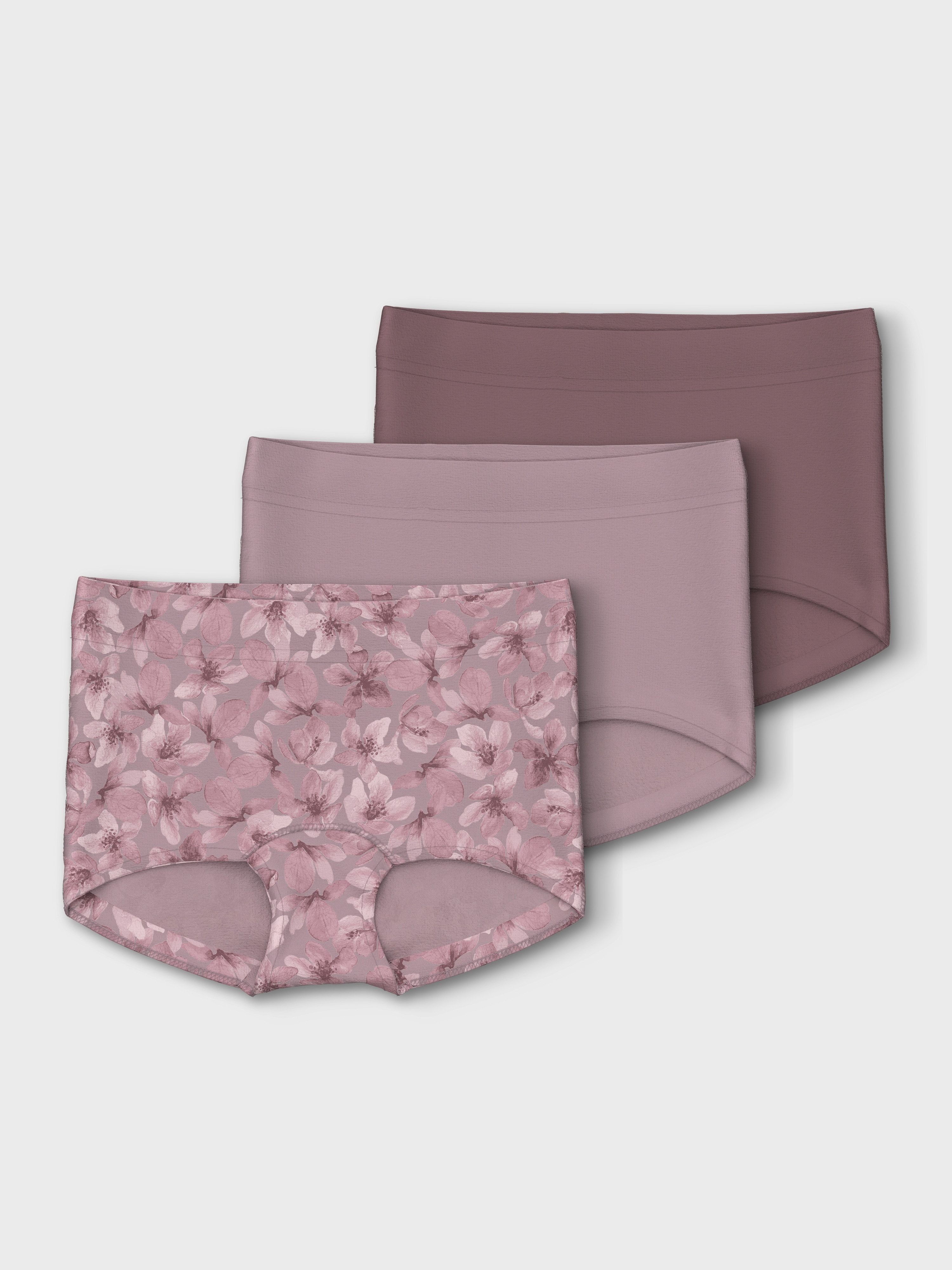 Name It Boxershort NMFTIGHTS 3P MAUVE FLOWER NOOS (set 3 stuks)