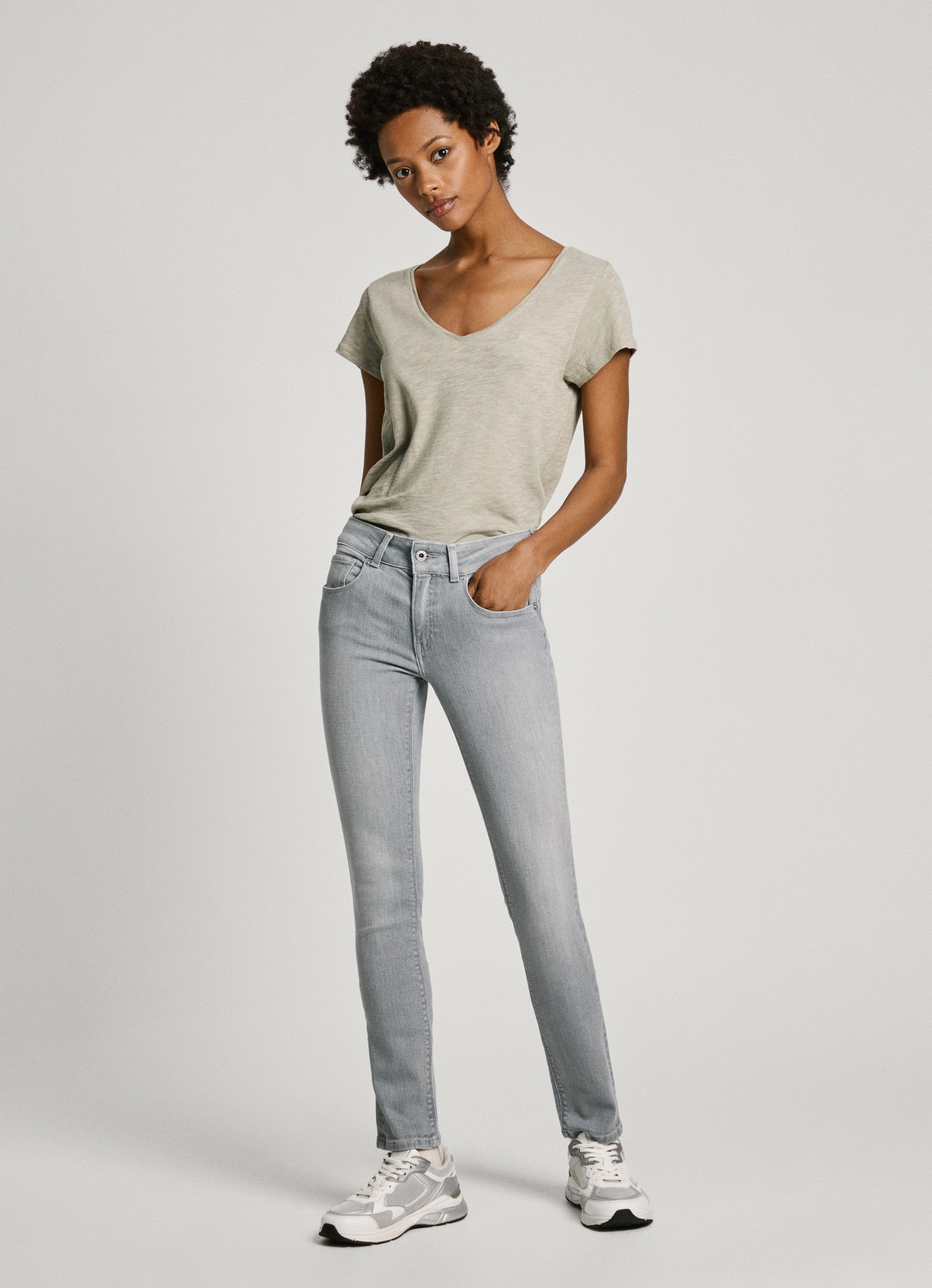 Pepe Jeans Slim fit jeans SLIM JEANS LW