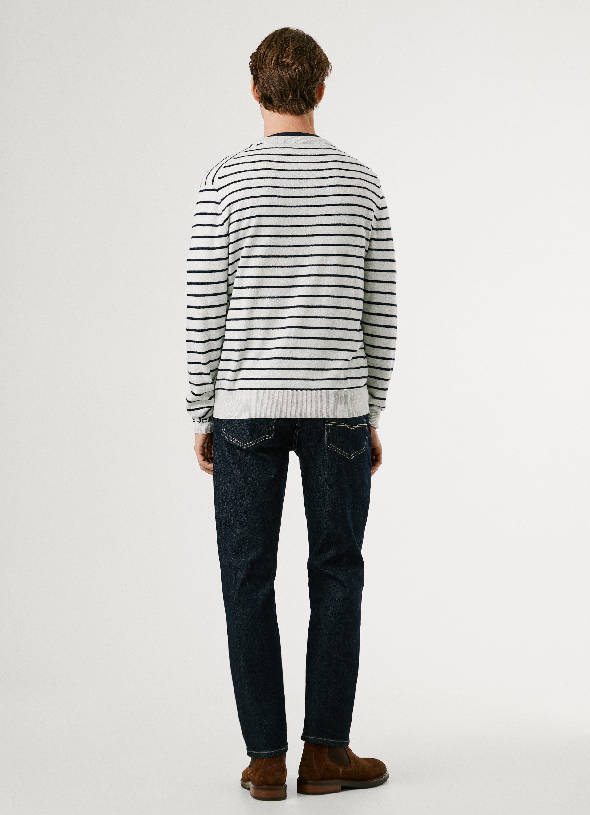 Pepe Jeans Trui met ronde hals ANDRE STRIPES