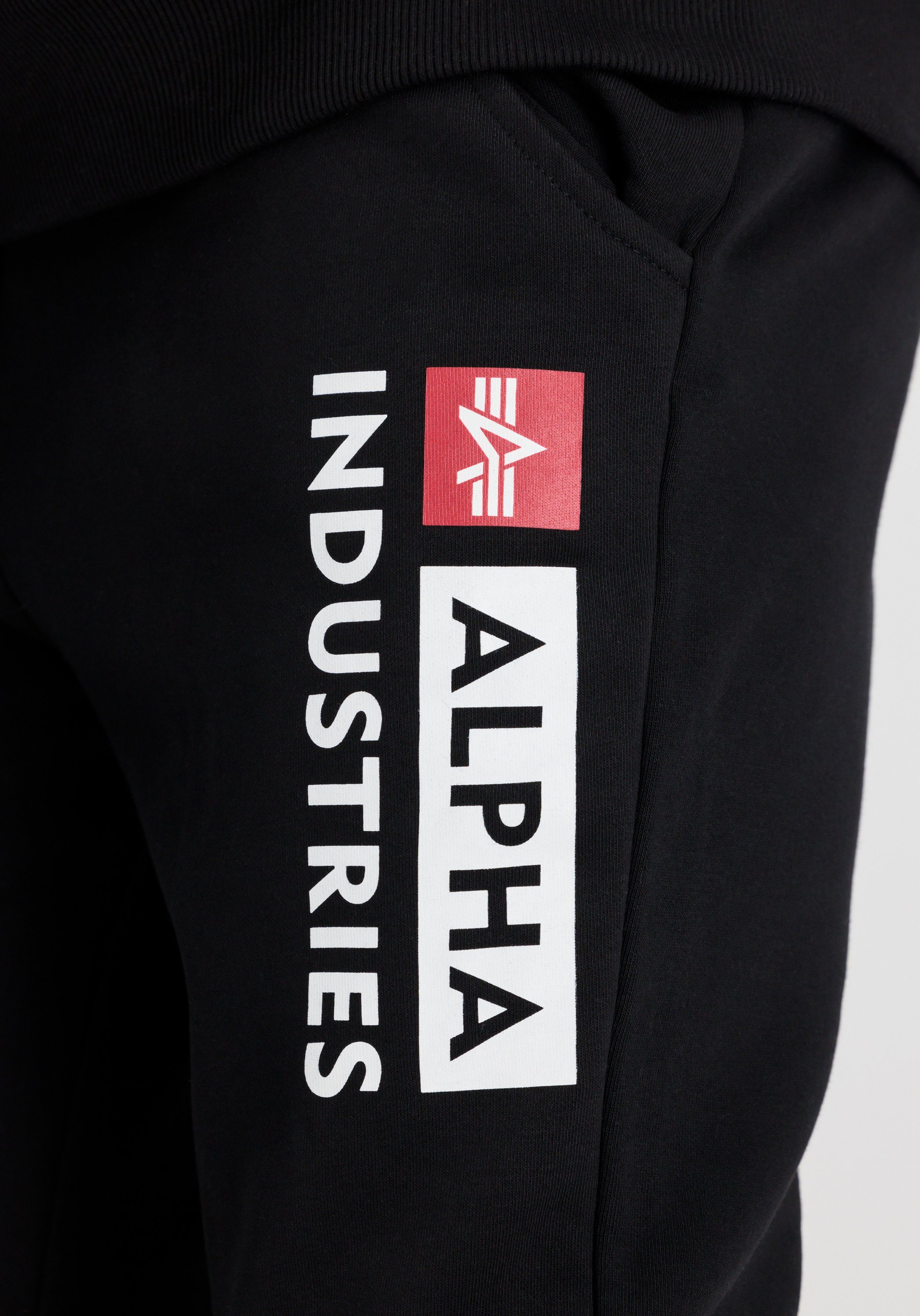 Alpha Industries Joggingbroek Men Jogger Alpha Block-Logo Jogger