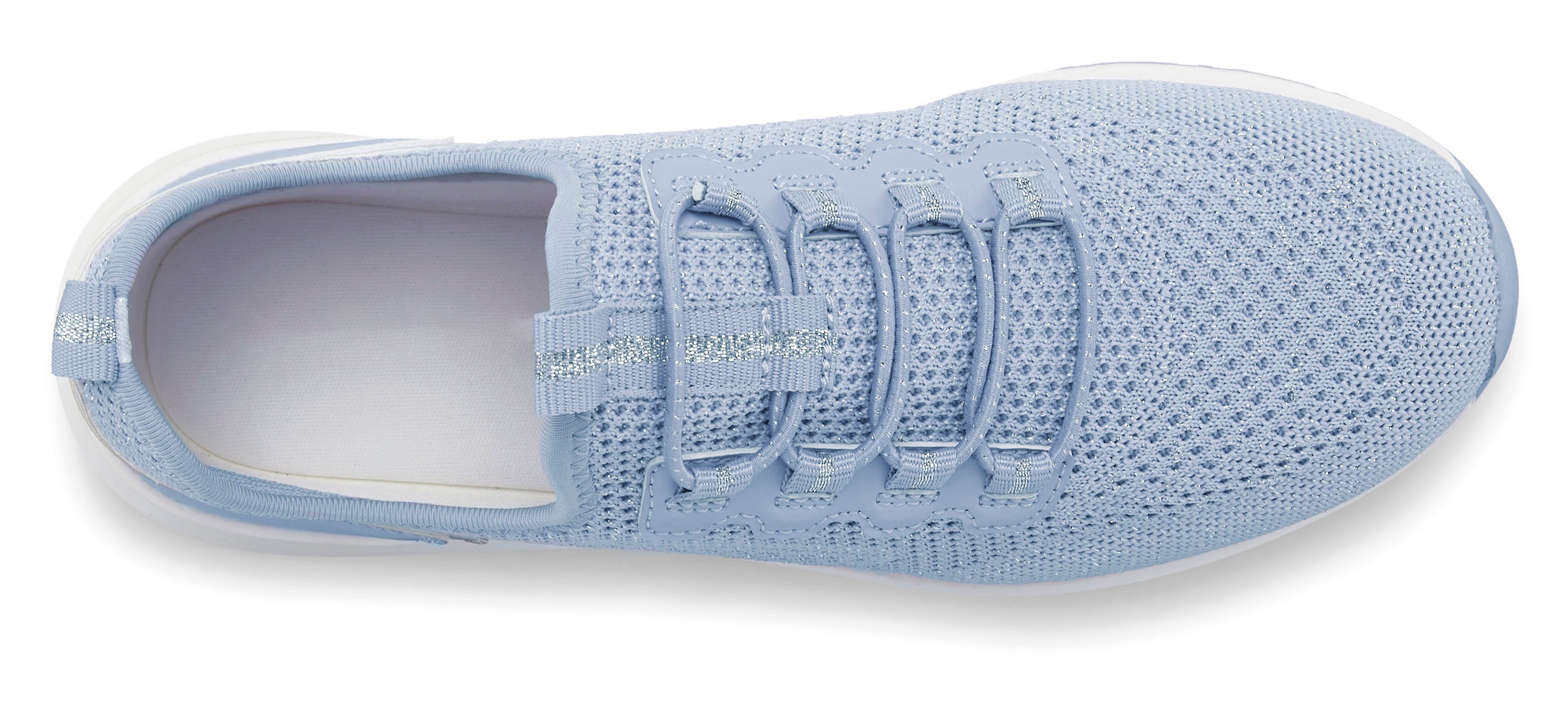 Vivance Sneakers Vrijetijdsschoen, lage schoen, van textiel om in te stappen met elastische veters vegan