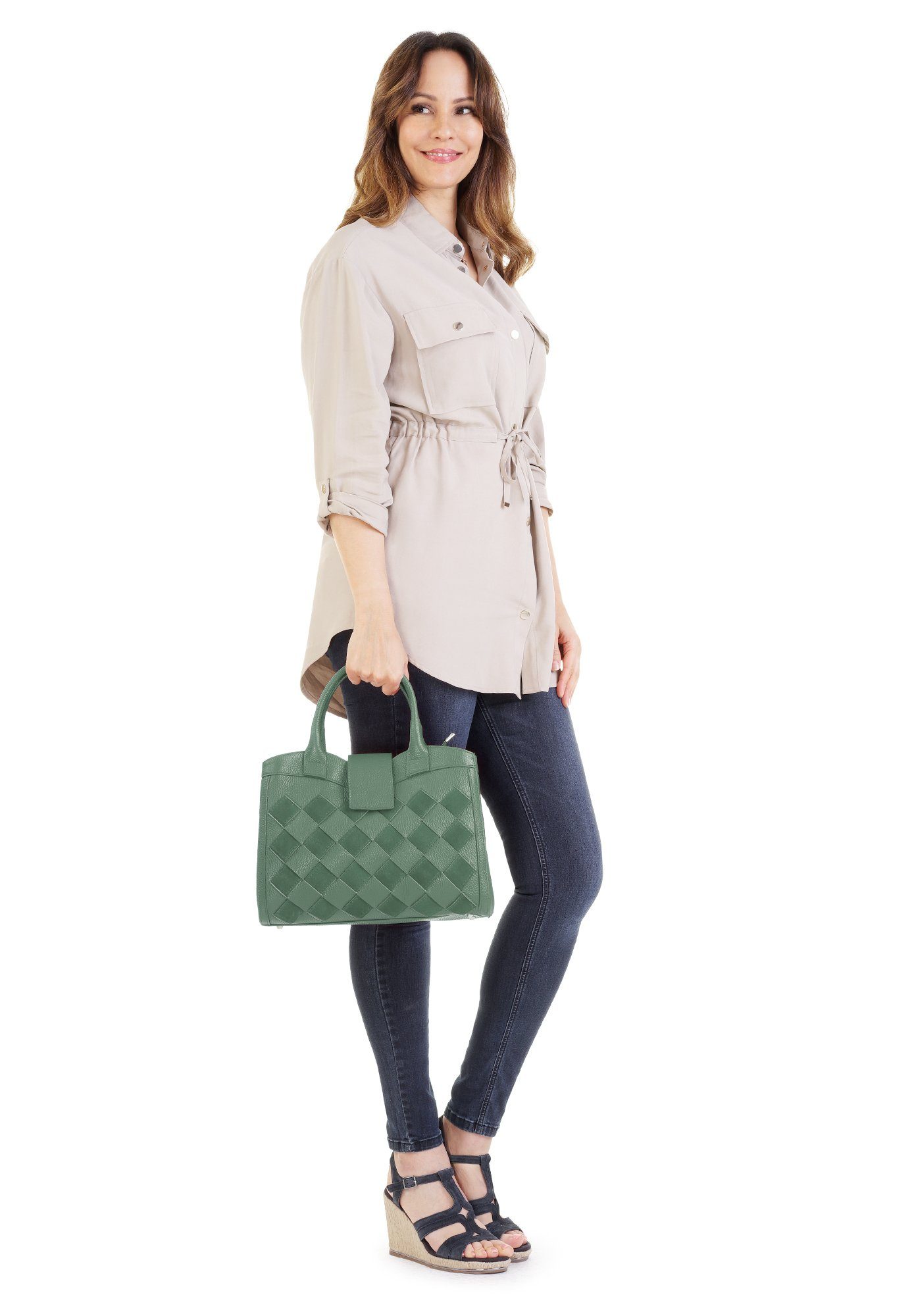 Samantha Look Tas echt leer, made in italy