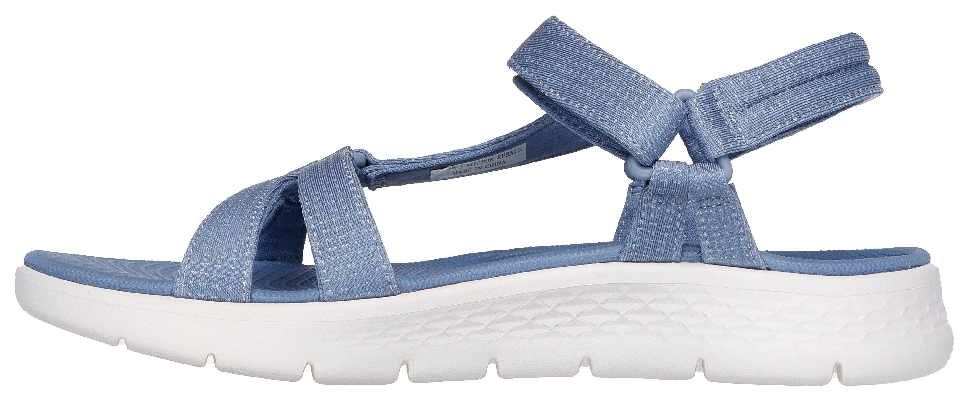 Skechers Sandalen GO WALK FLEX SANDAL-SUBLIME-X , zomerschoen, sandaal, klittenbandschoen, met goga mat voetbed