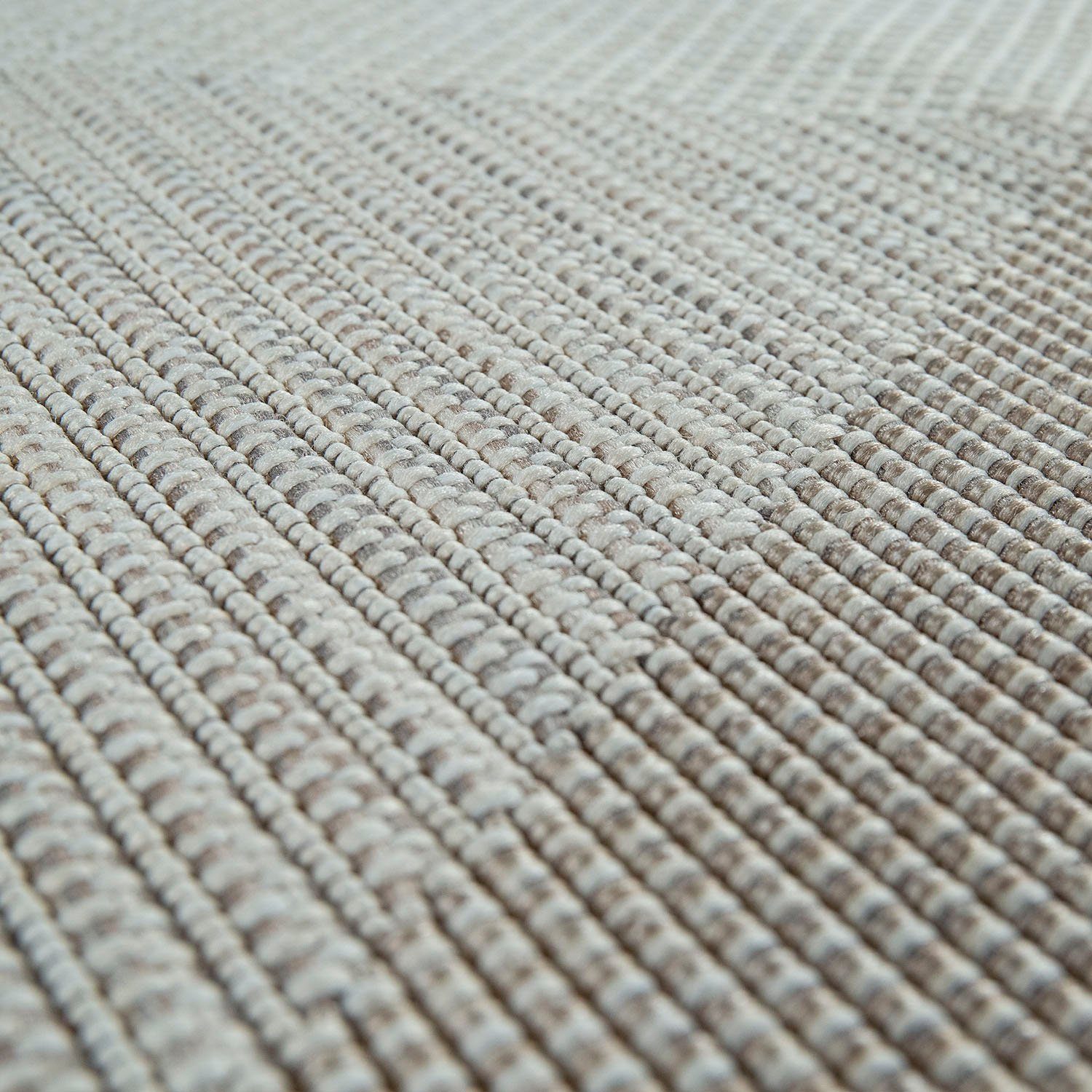 Paco Home Vloerkleed Kortrijk 743 Platweefsel, modern design, pastelkleuren, geschikt voor binnen en buiten