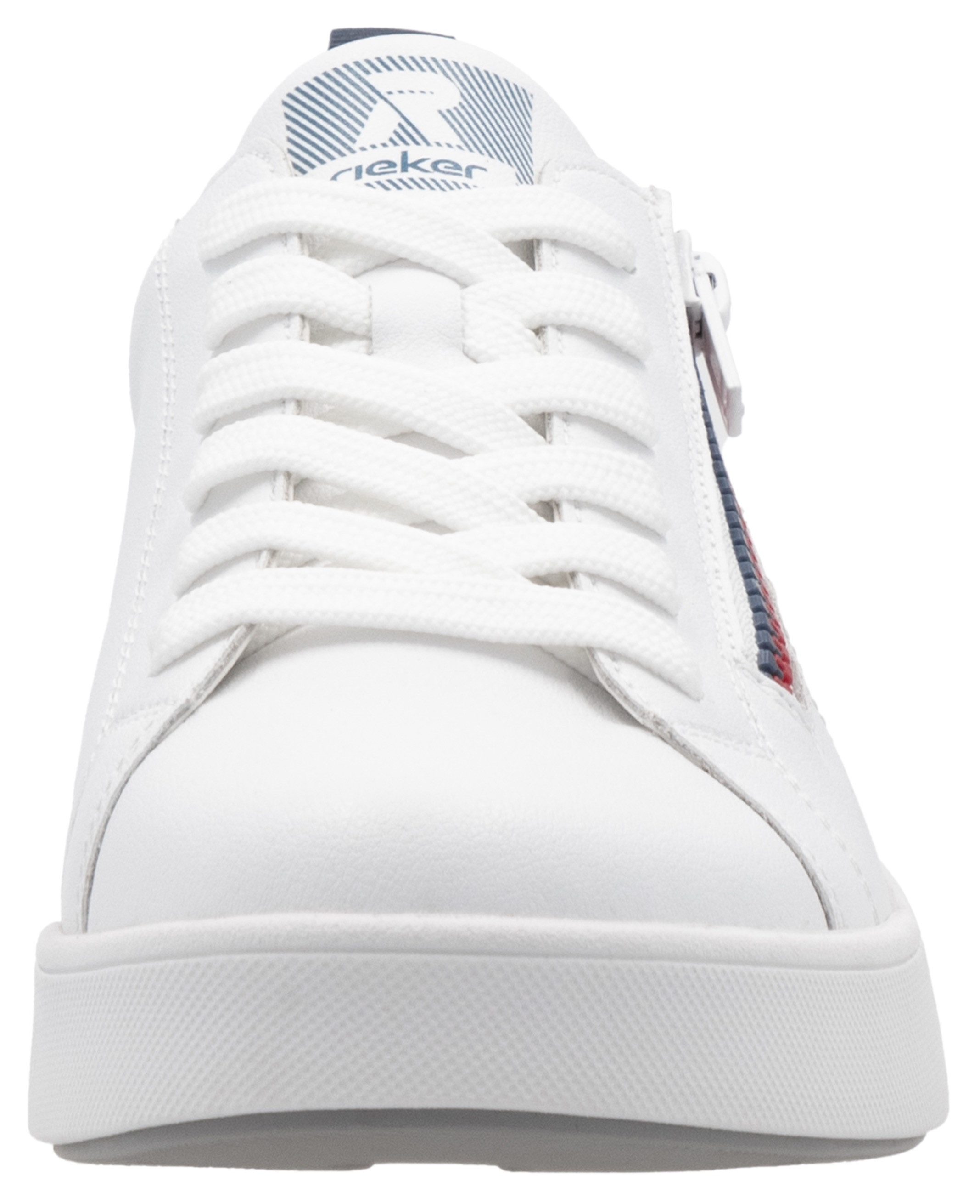 RIEKER Sport Sneakers Vetersluiting en rits, vrijetijdsschoen, lage schoen, veterschoen