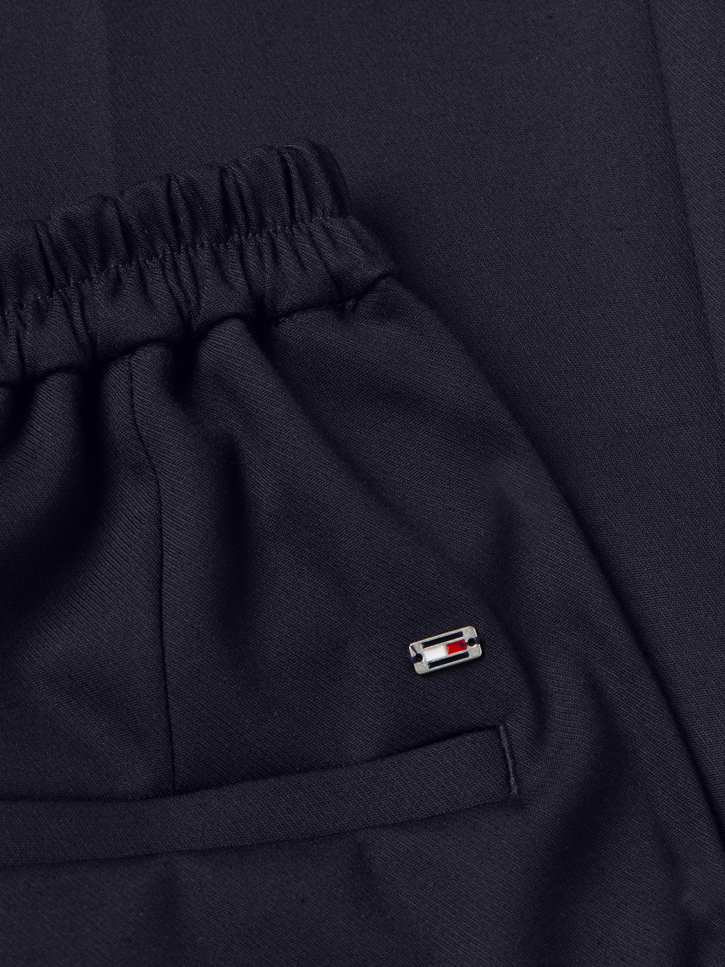 Tommy Hilfiger Chino met logo-stiksel elastische pull-on broek