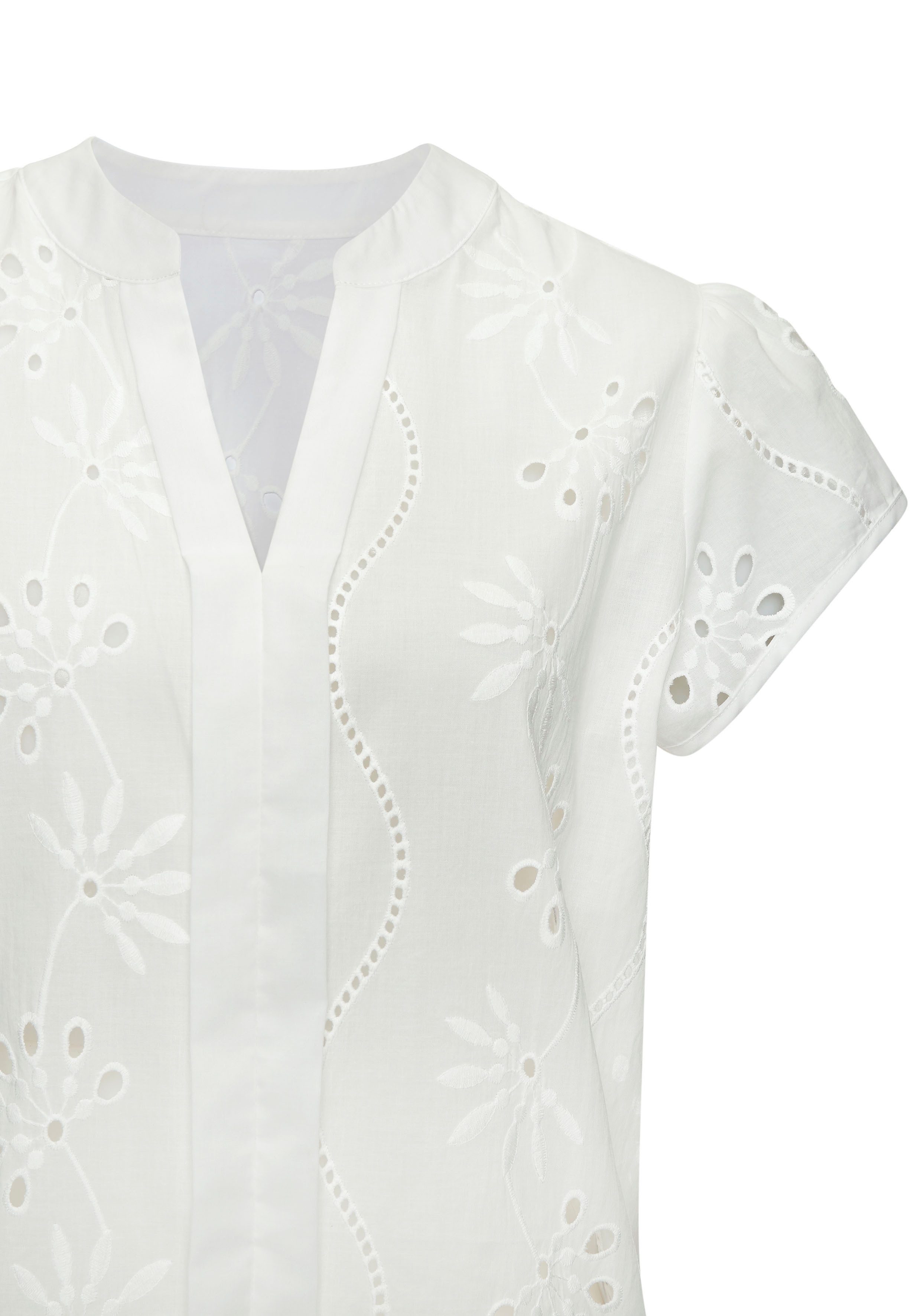 Buffalo Kanten blouse met korte mouwen