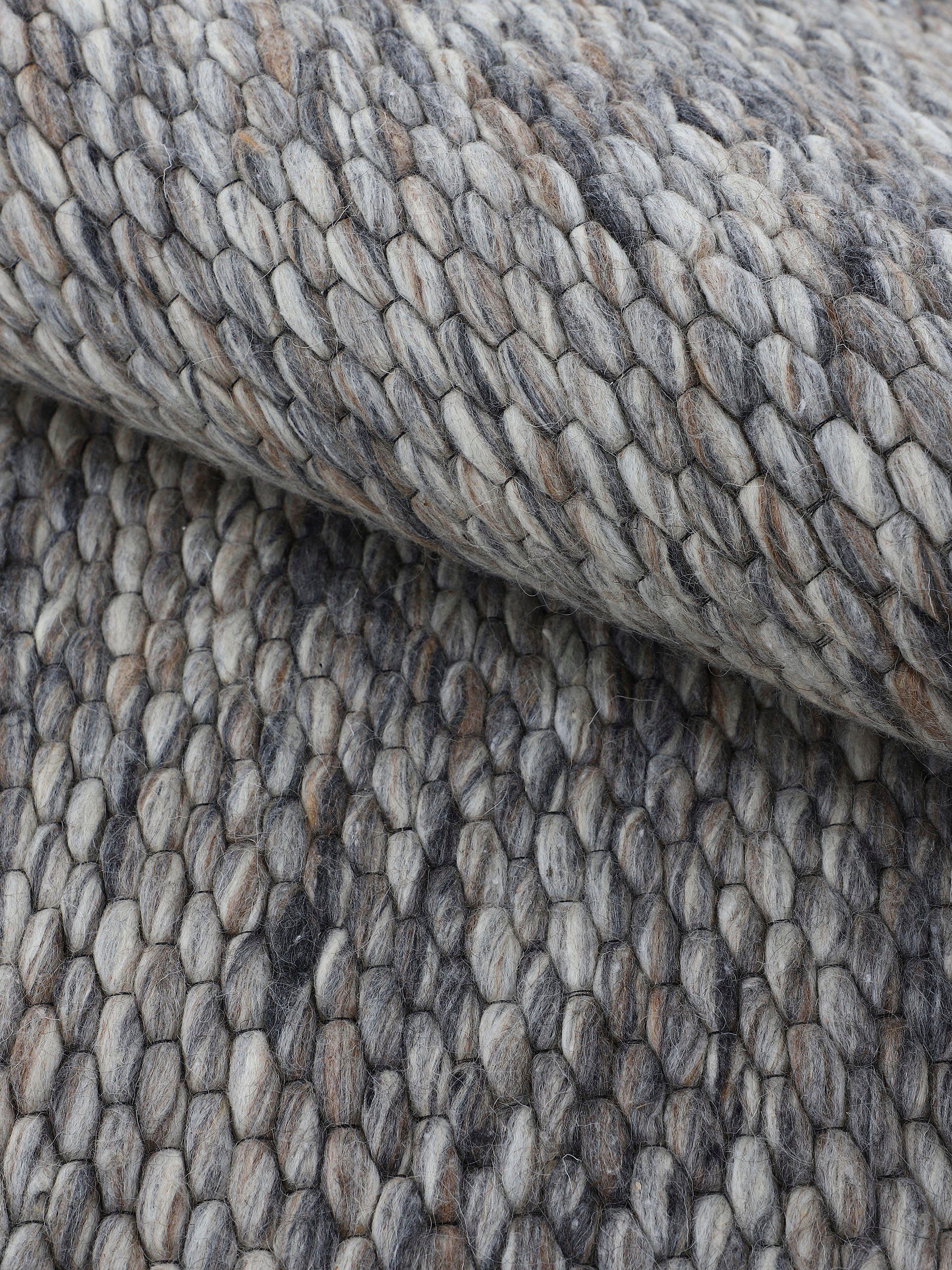 carpetfine Wollen kleed Sina Handgeweven tapijt, 100% wol, gemêleerd, handgeweven, zacht & knuffelig