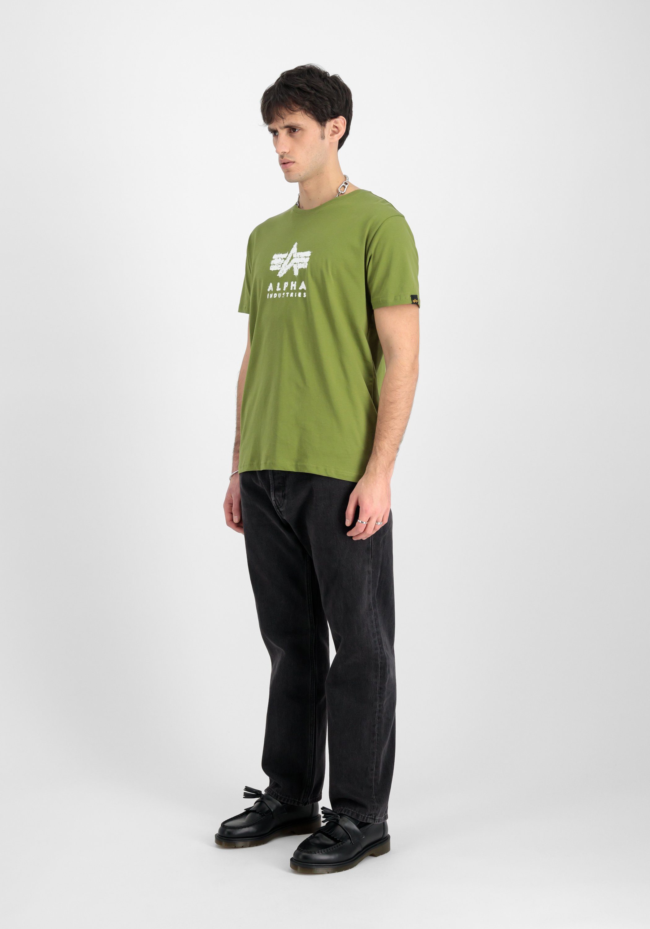 Alpha Industries T-shirt Grunge Logo T-Shirt