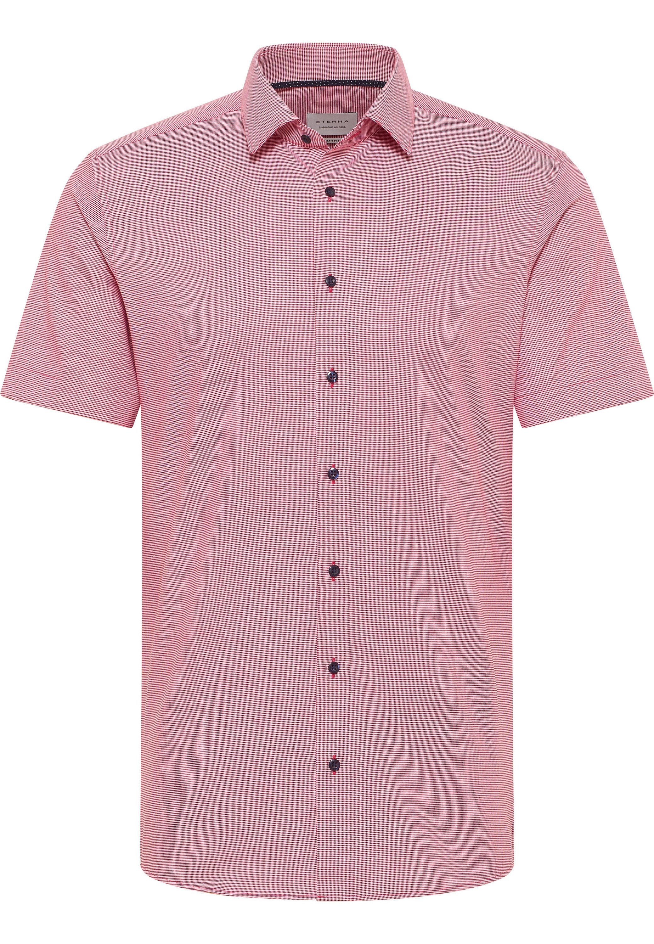 Eterna Overhemd met korte mouwen Slim fit