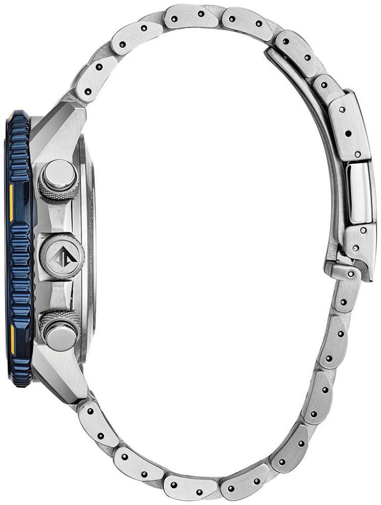 Citizen Radiografische chronograaf Promaster Skyhawk "Blue Angels" Polshorloge, herenhorloge, solar, stopwatchfunctie, roestvrijstalen band