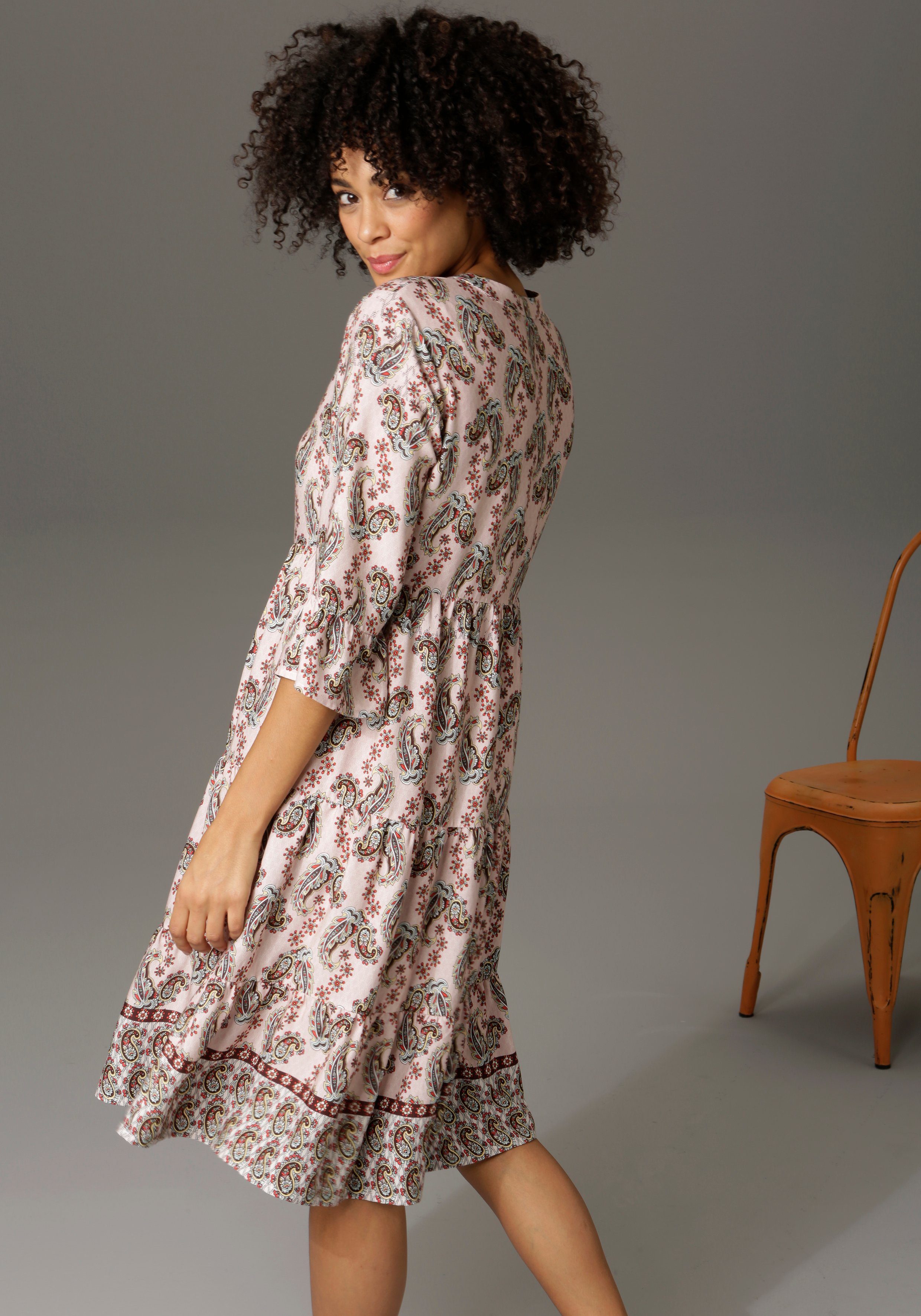 Aniston CASUAL Tuniekjurk met speels paisleydessin