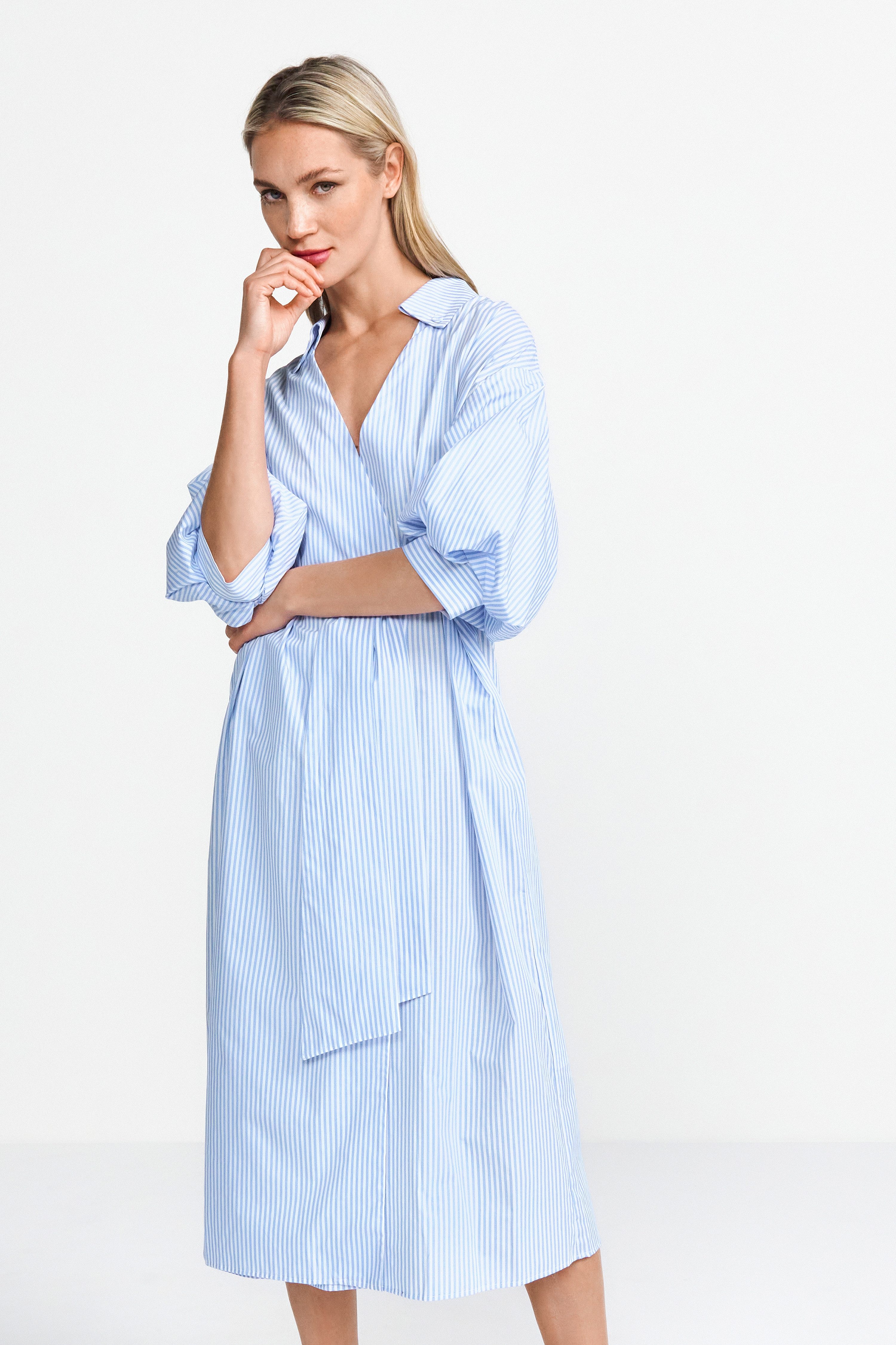 Rich & Royal Blousejurk dames blousejurken maat 36 blauw
