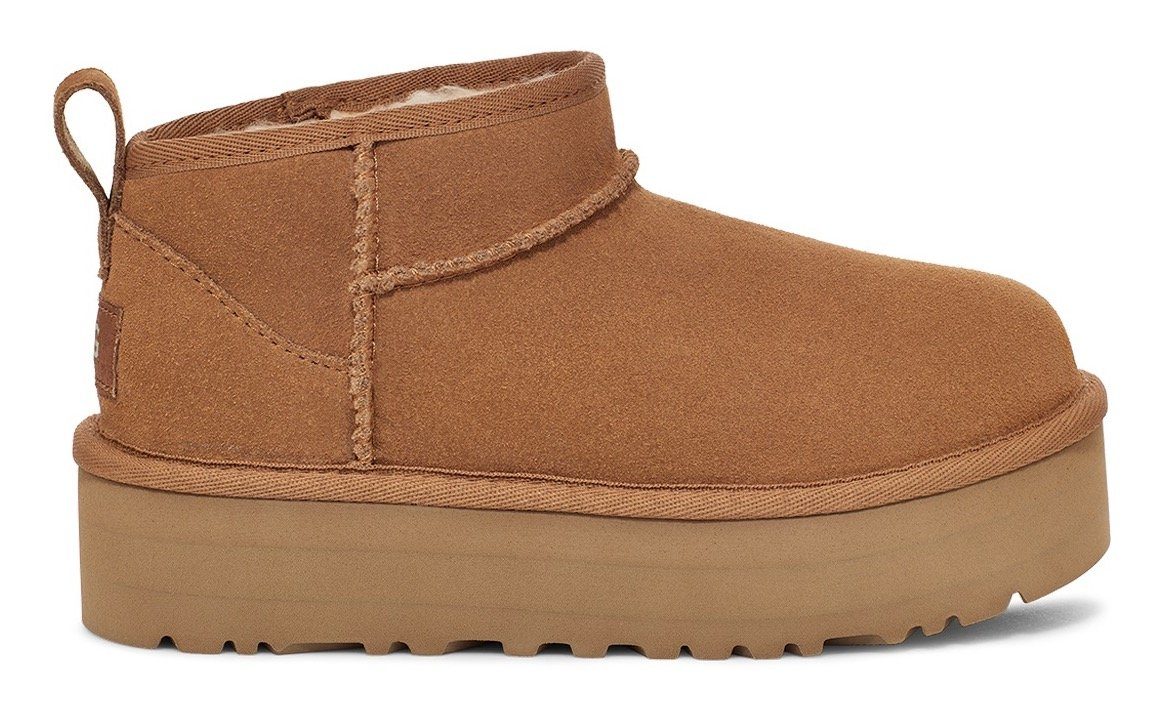 UGG Boots zonder sluiting KIDS' CLASSIC ULTRA MINI PLATFORM , plateaulaarzen, boots, winterboots met plateau