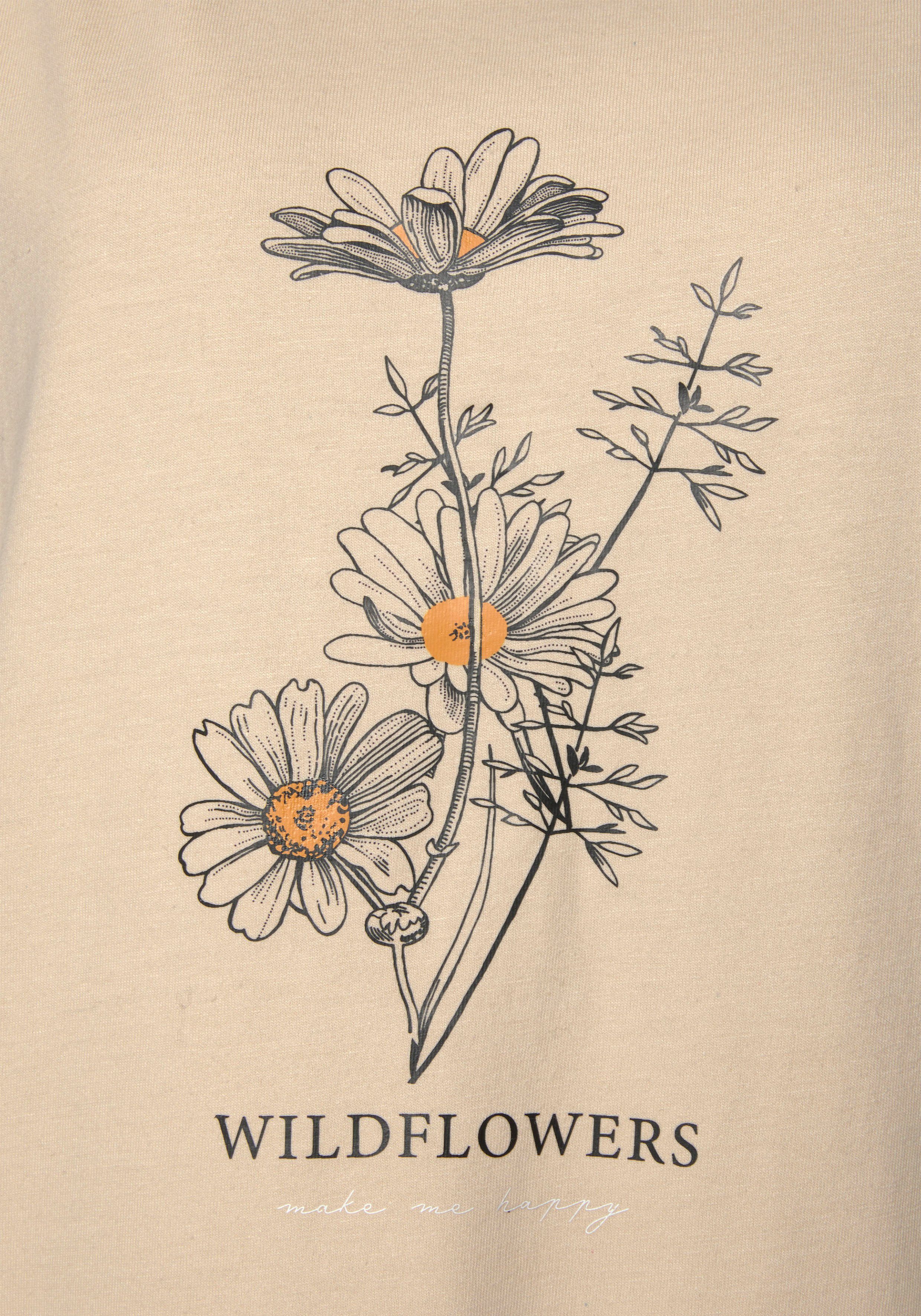 Vivance Dreams Big-shirt met frontprint (Set van 2)