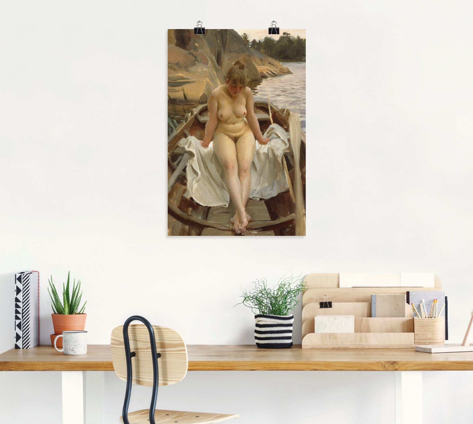 Artland Artprint In Werners roeiboot als artprint op linnen, poster in verschillende formaten maten