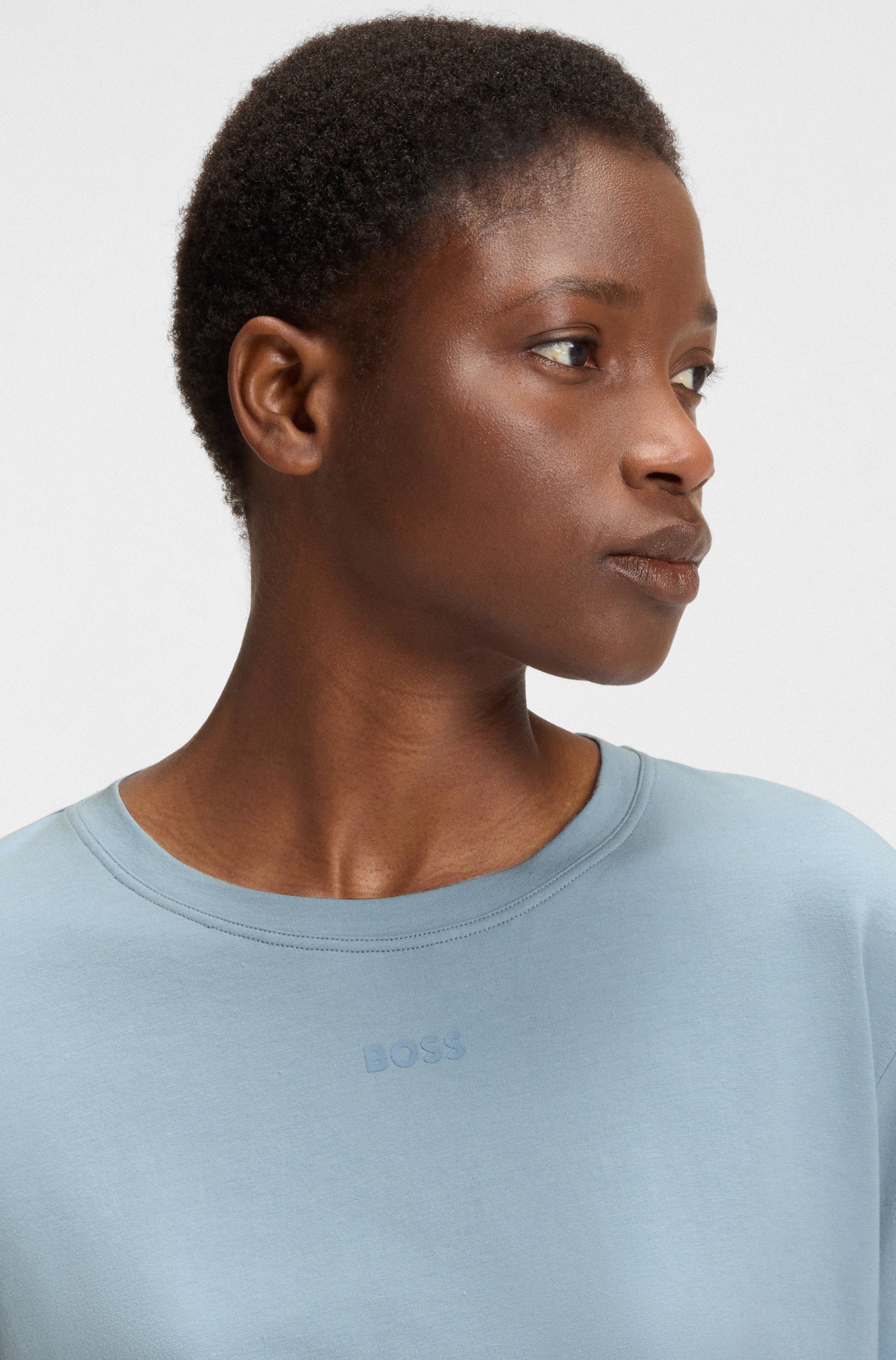 BOSS T-shirt CI_T-Shirt met boss logo-opdruk & label