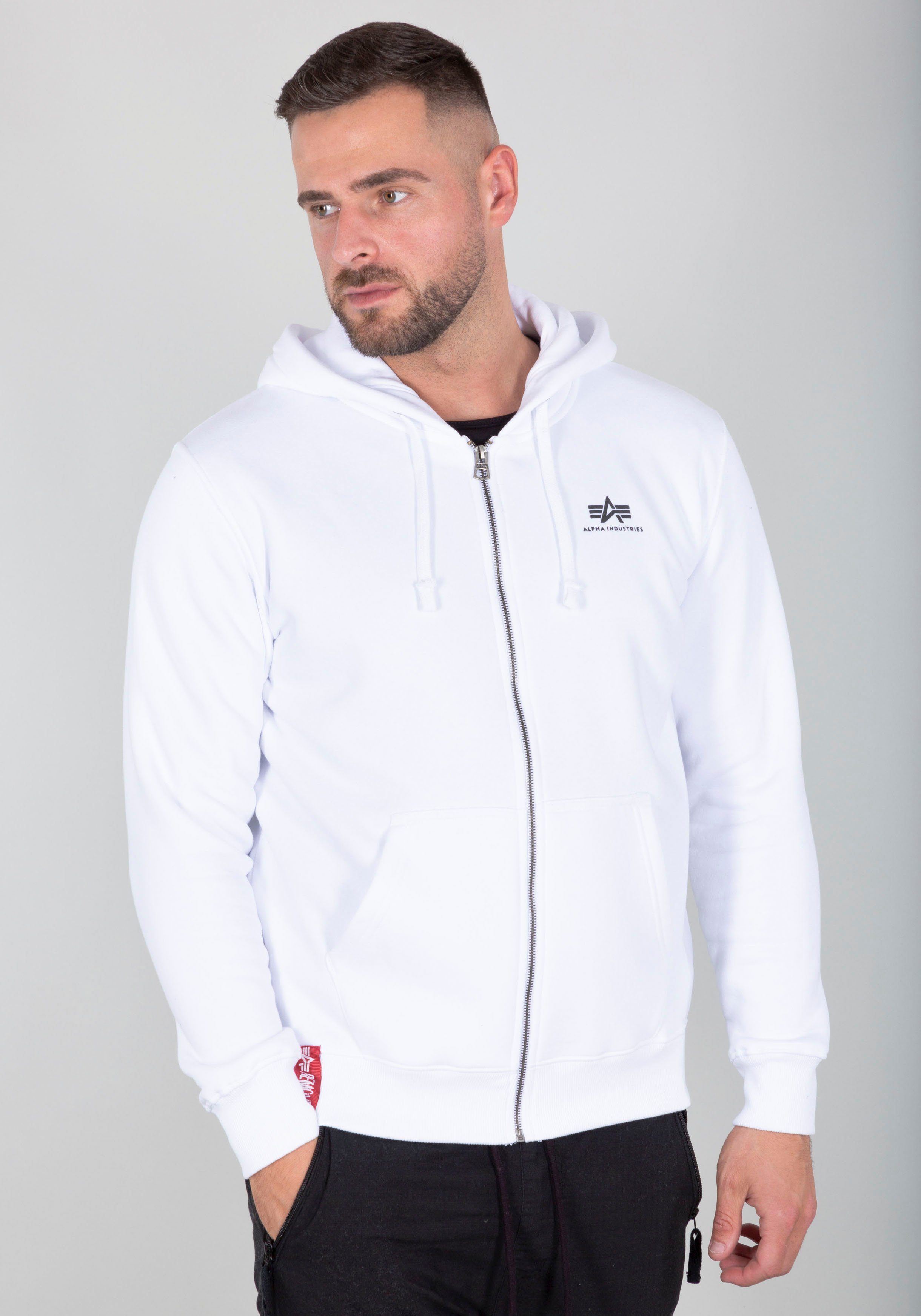 Alpha Industries Capuchonsweatvest Basic Zip Hoody SL