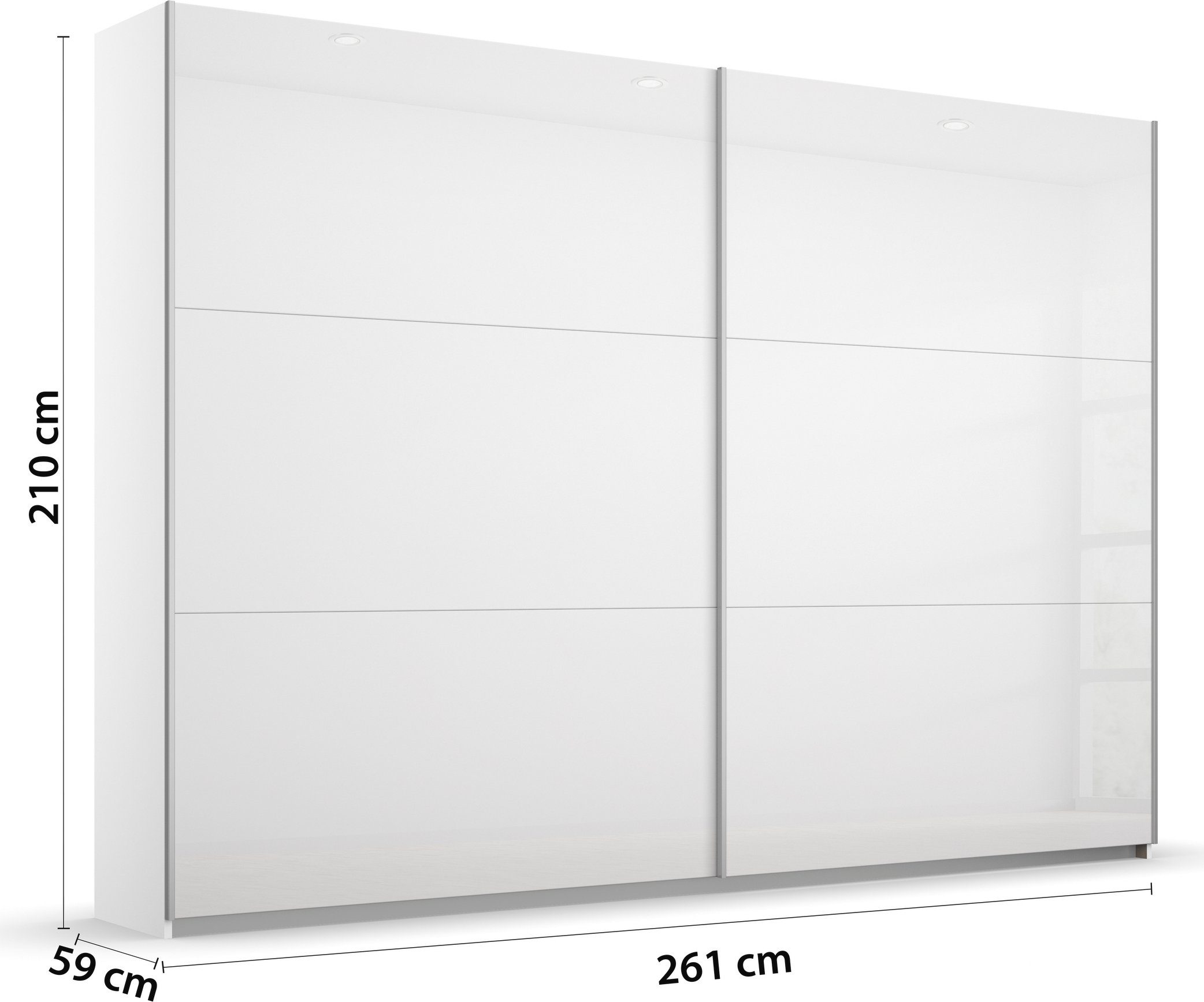 rauch Zweefdeurkast AURELIO kledingkast garderobe TOPSELLER OTTO´s CHOICE 3 verschillende uitrustingsvarianten handgrepen van metaal made in germany