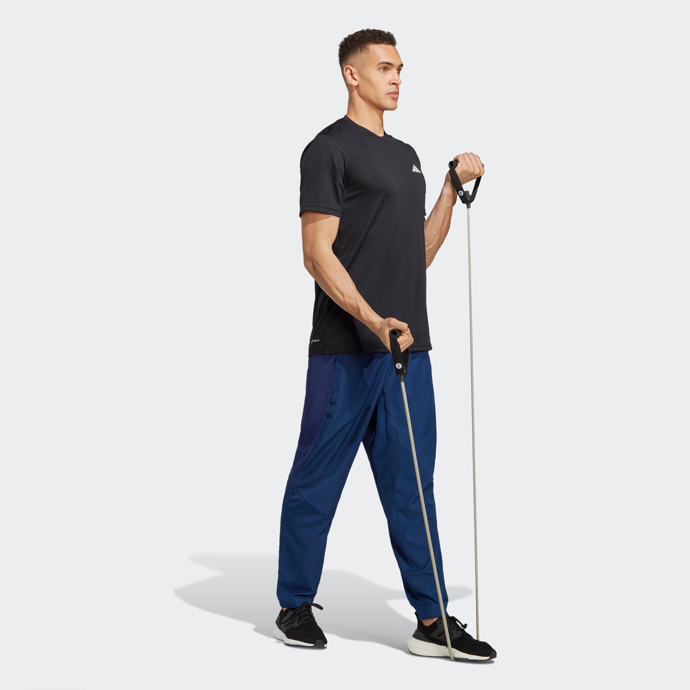 adidas Performance T-shirt TRAIN ESSENTIALS TRAINING AEROREADY-technologie, piqué-look
